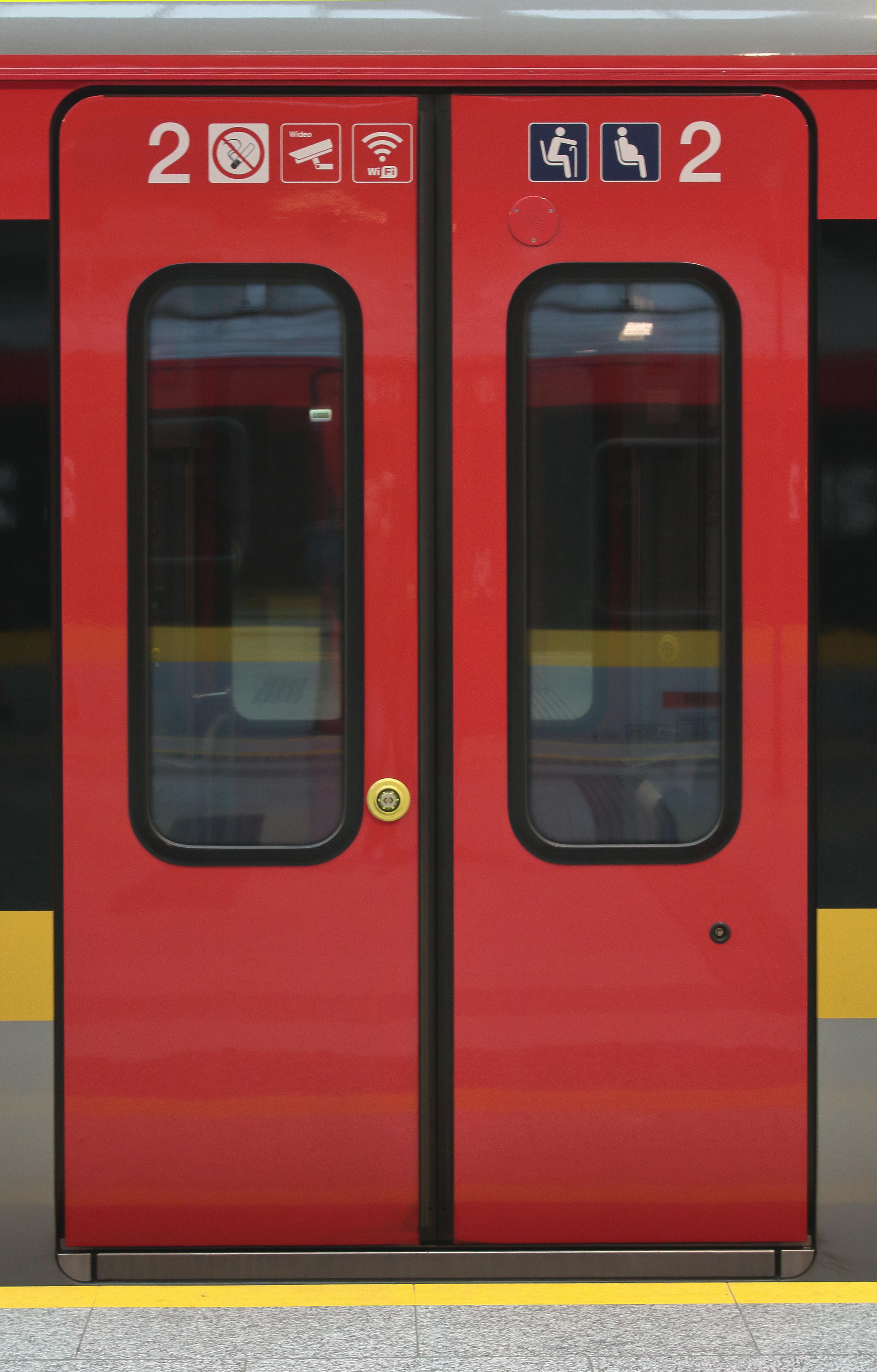 Free stock photo of door, train