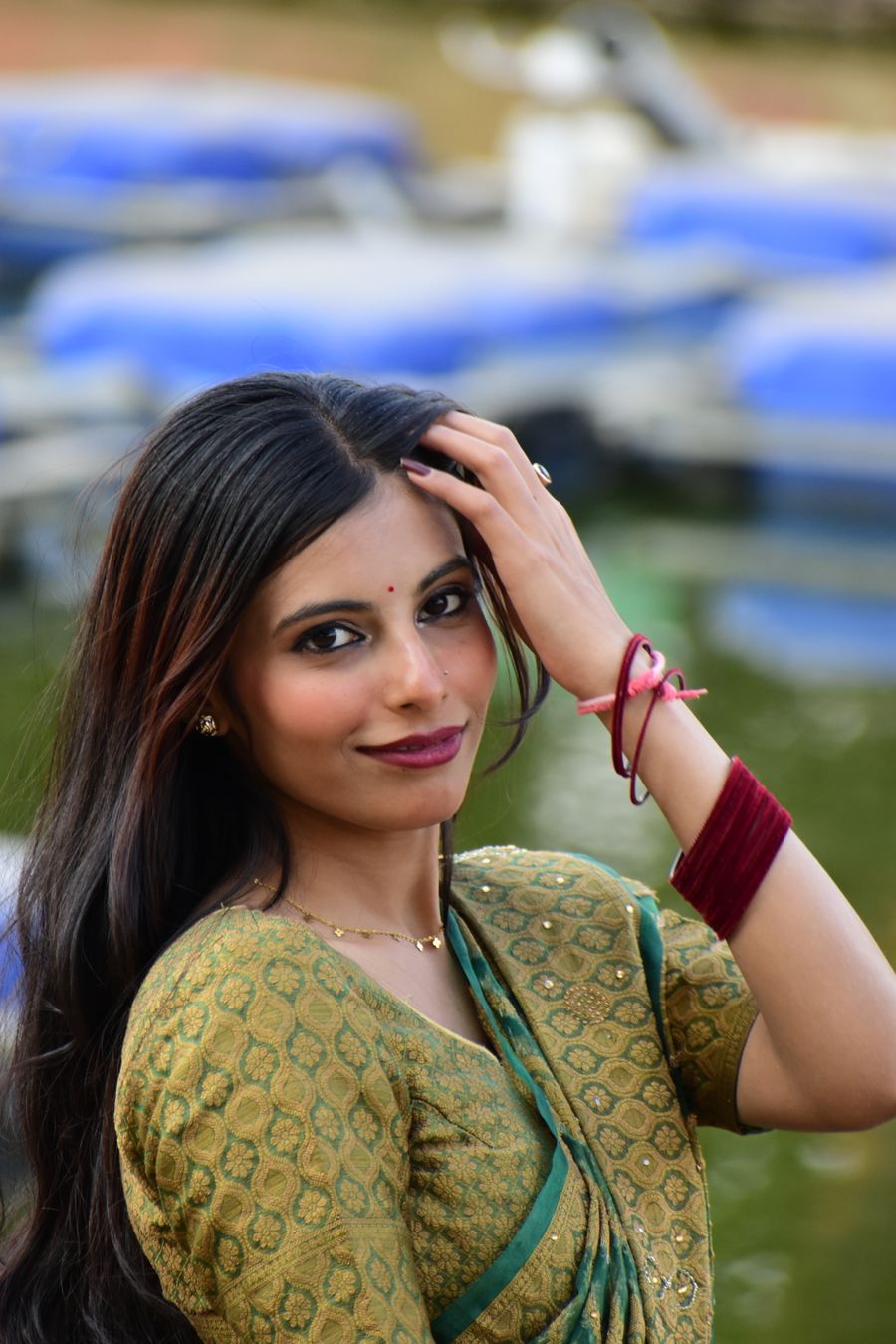 A woman creating her Ananta profile