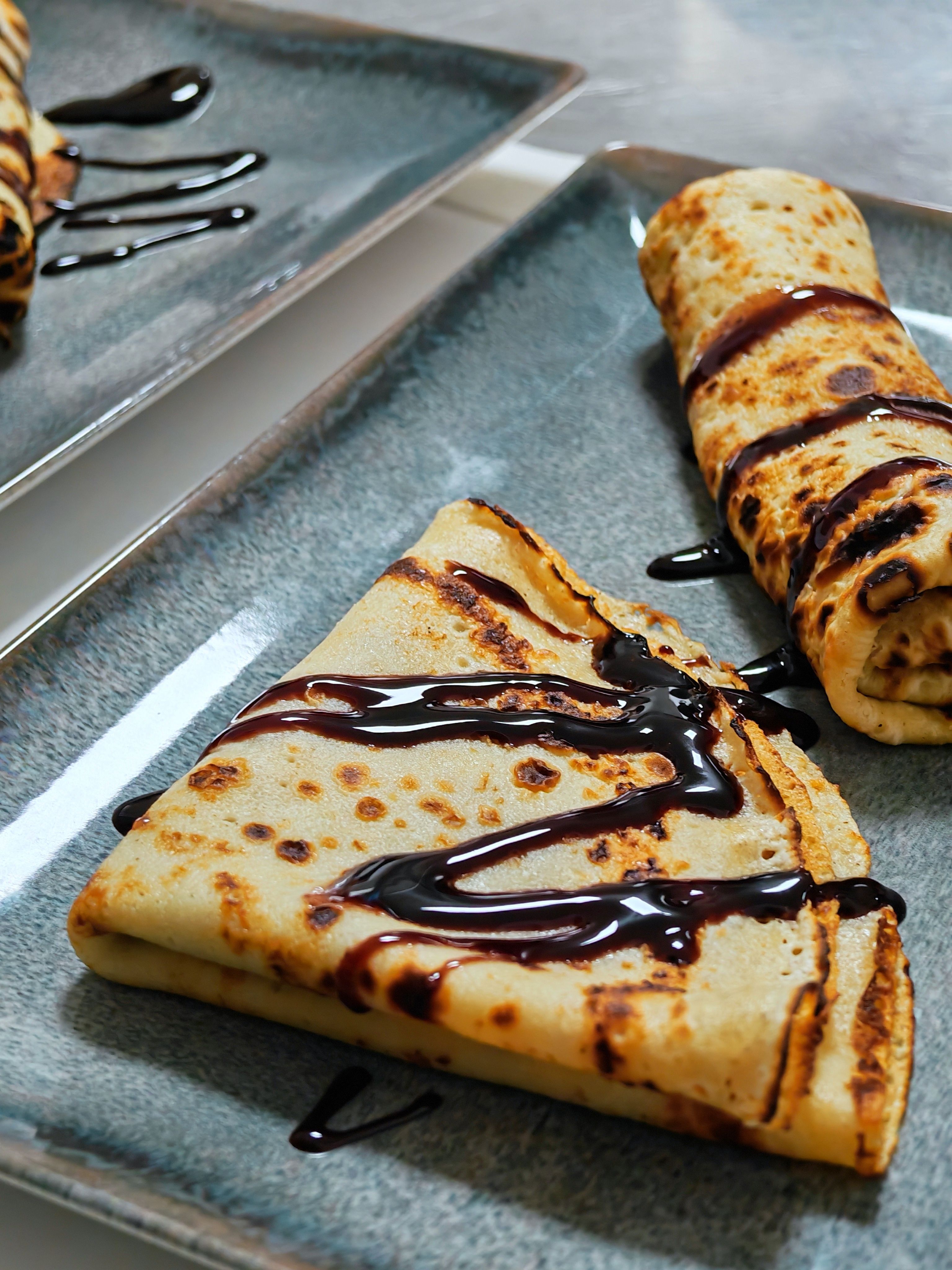 Crêpes keto chocolat-noisette