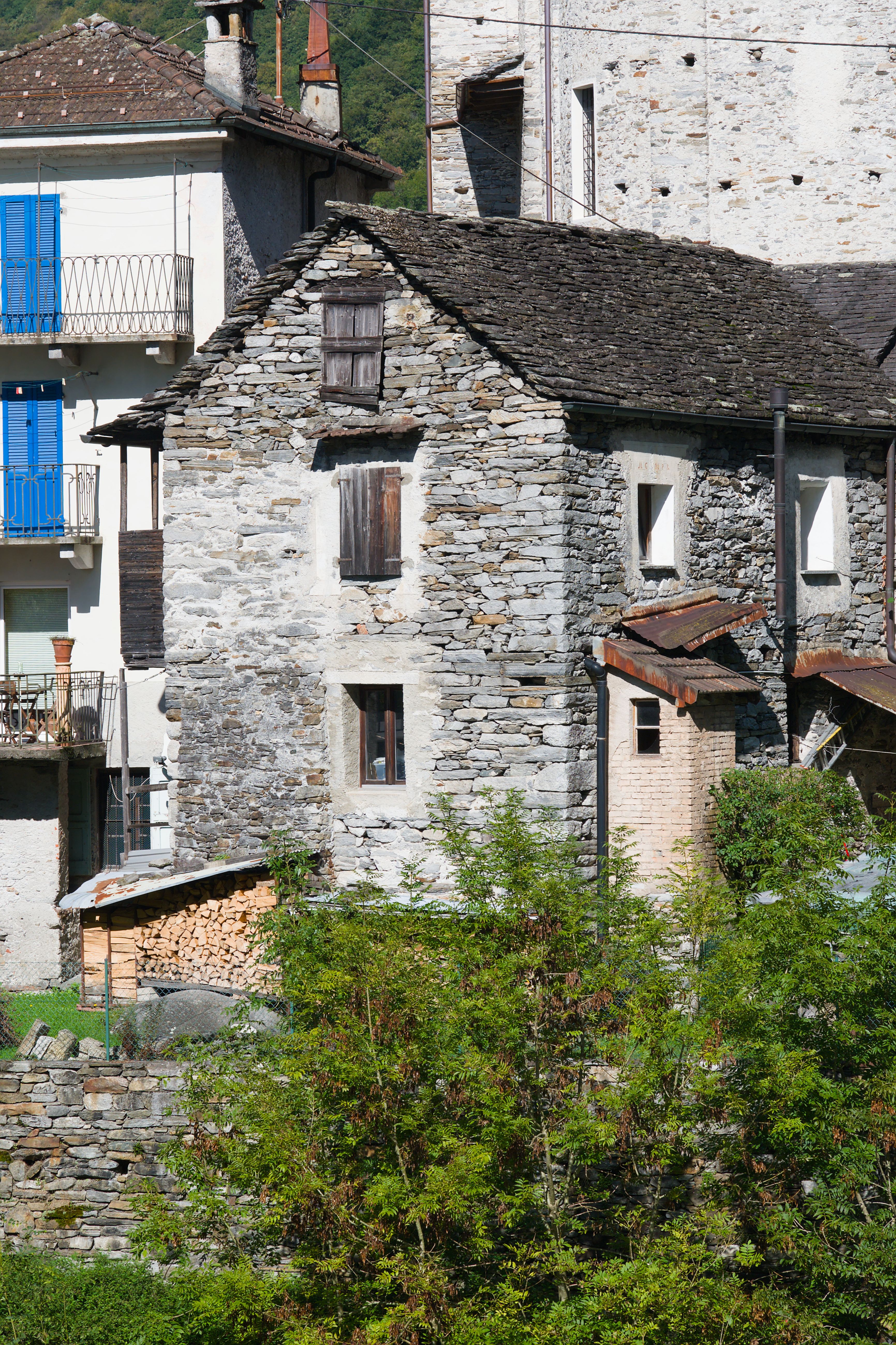 Historic Stone House in Swiss Village Setting · Free Stock Photo