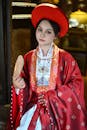 Portrait of Woman in Traditional East Asian Attire