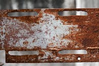 Rusty Metal Plate with Corrosion Details