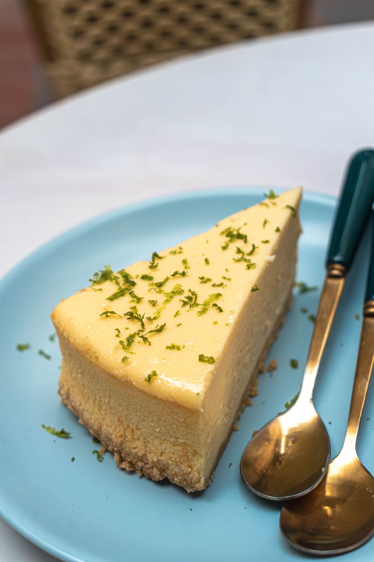 Cheesecake citron-vanille cuit au four