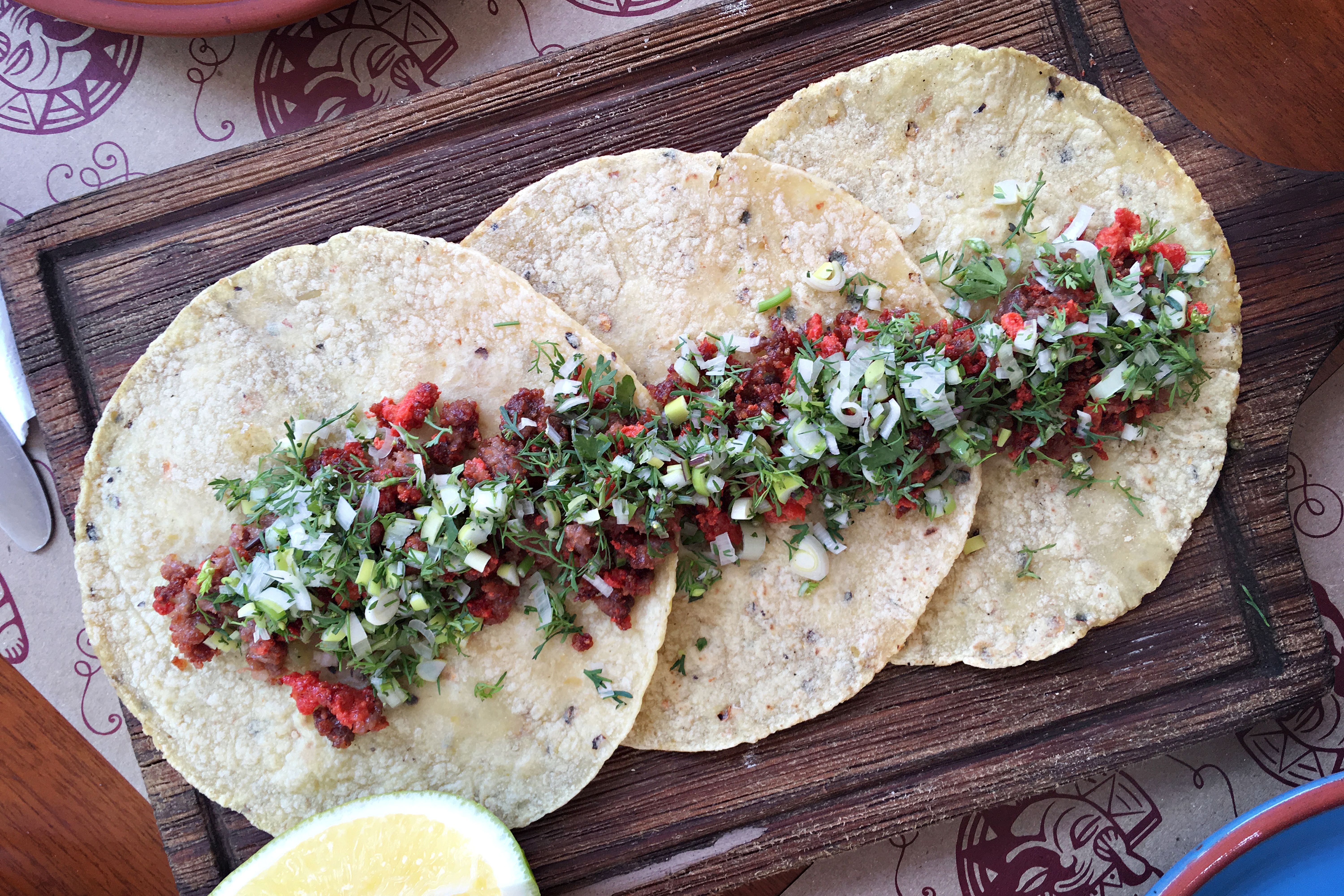 Double Burrito with Charred Corn