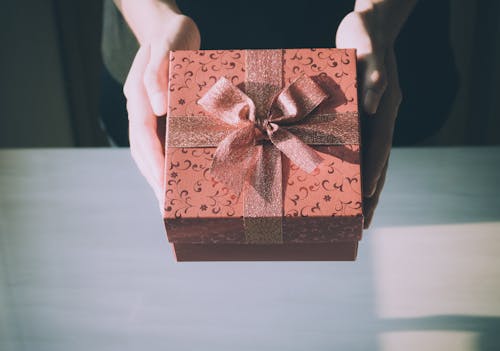 Free Brown Gift Box Stock Photo