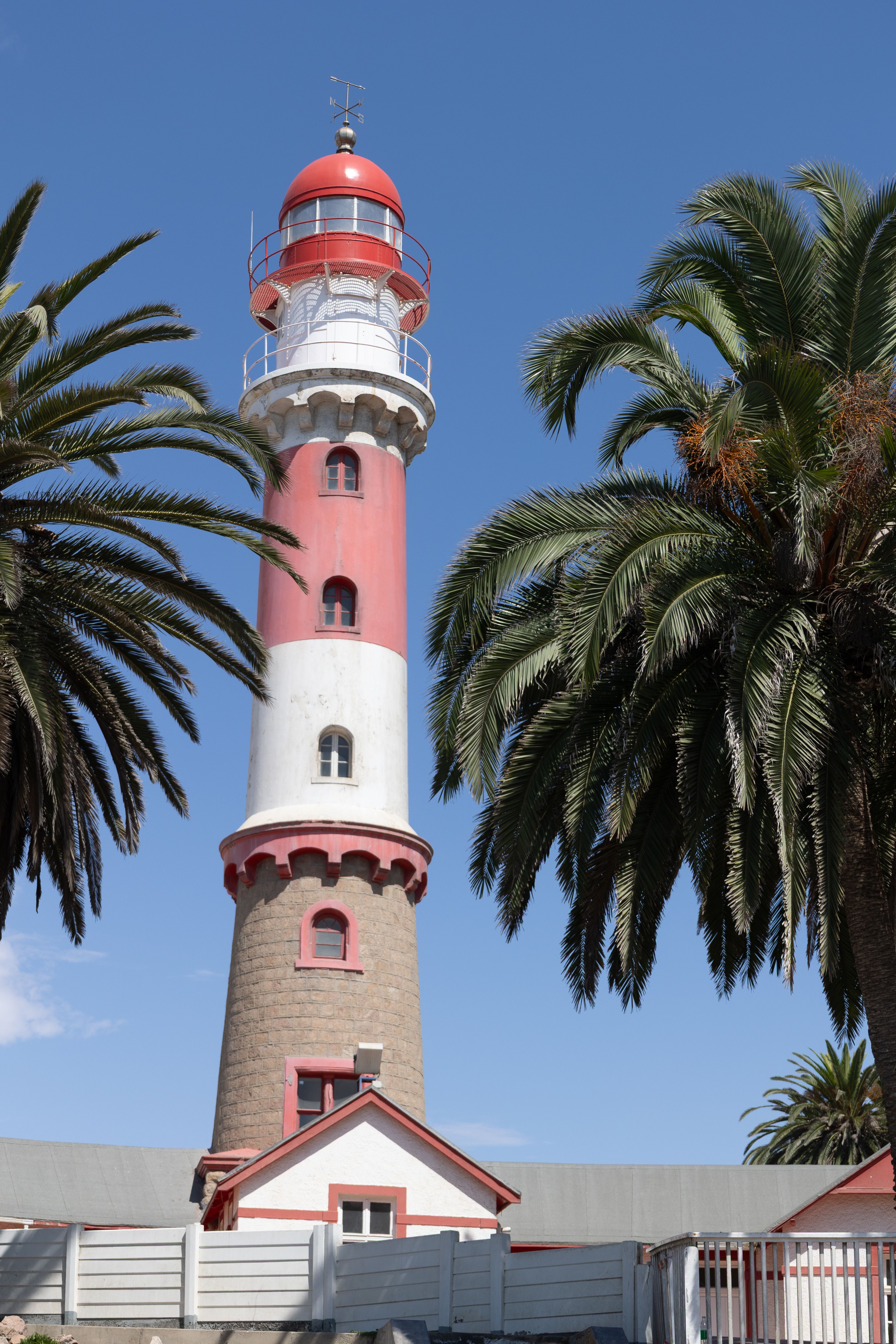 Scenic View of Iconic Swakopmund Lighthouse in Namibia · Free Stock Photo