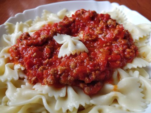 Free stock photo of dip, food, pasta Stock Photo