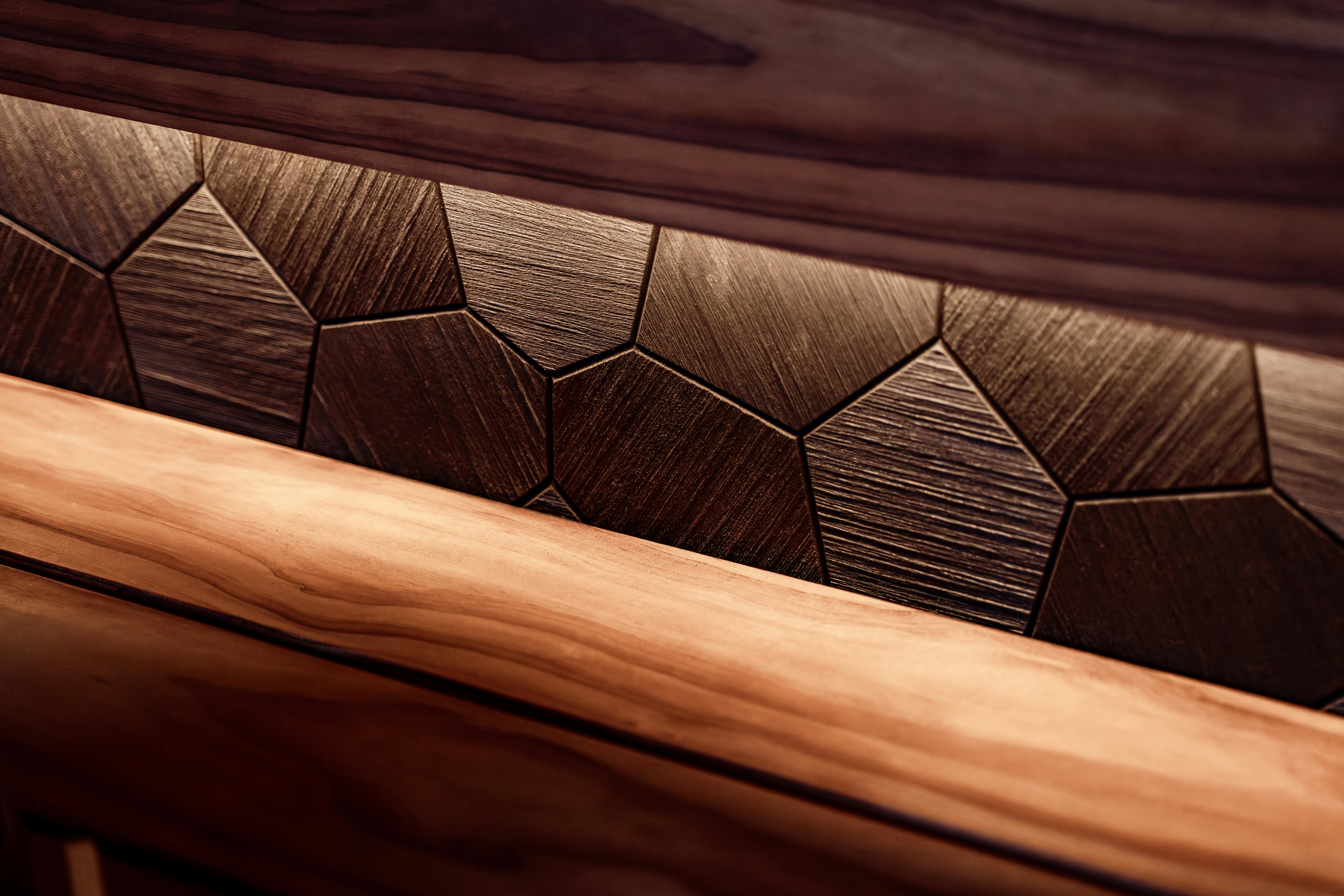 Δωρεάν Κοντινό πλάνο κομψών ξύλινων πάνελ σε μια μοντέρνα εσωτερική σάουνα, με ατμοσφαιρικό φωτισμό LED. Φωτογραφία από στοκ φωτογραφιών