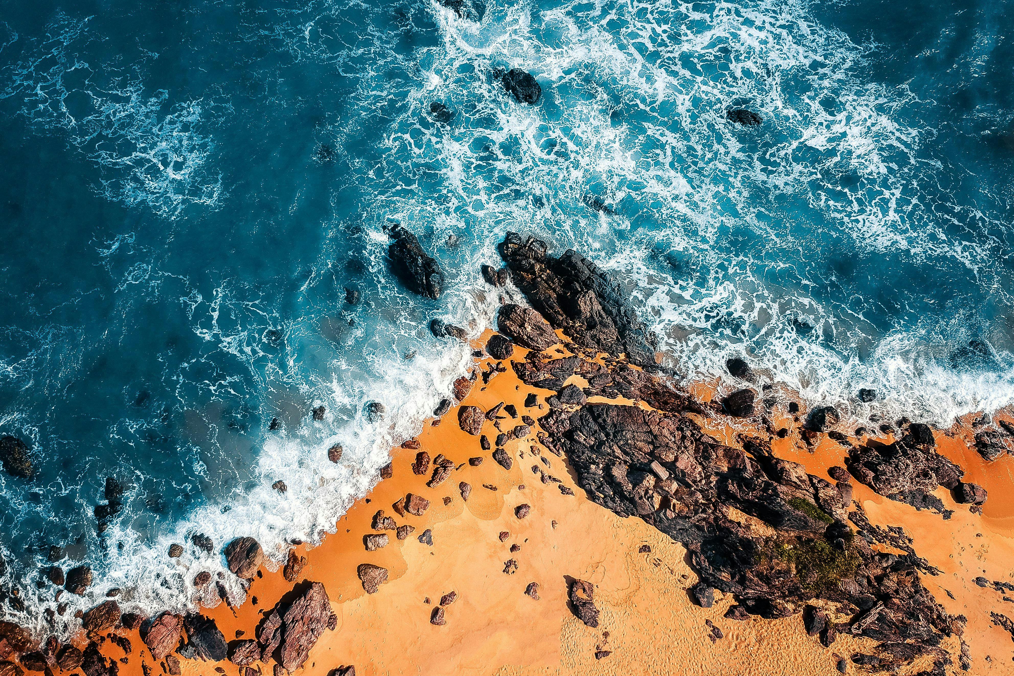 Aerial View of Beach · Free Stock Photo