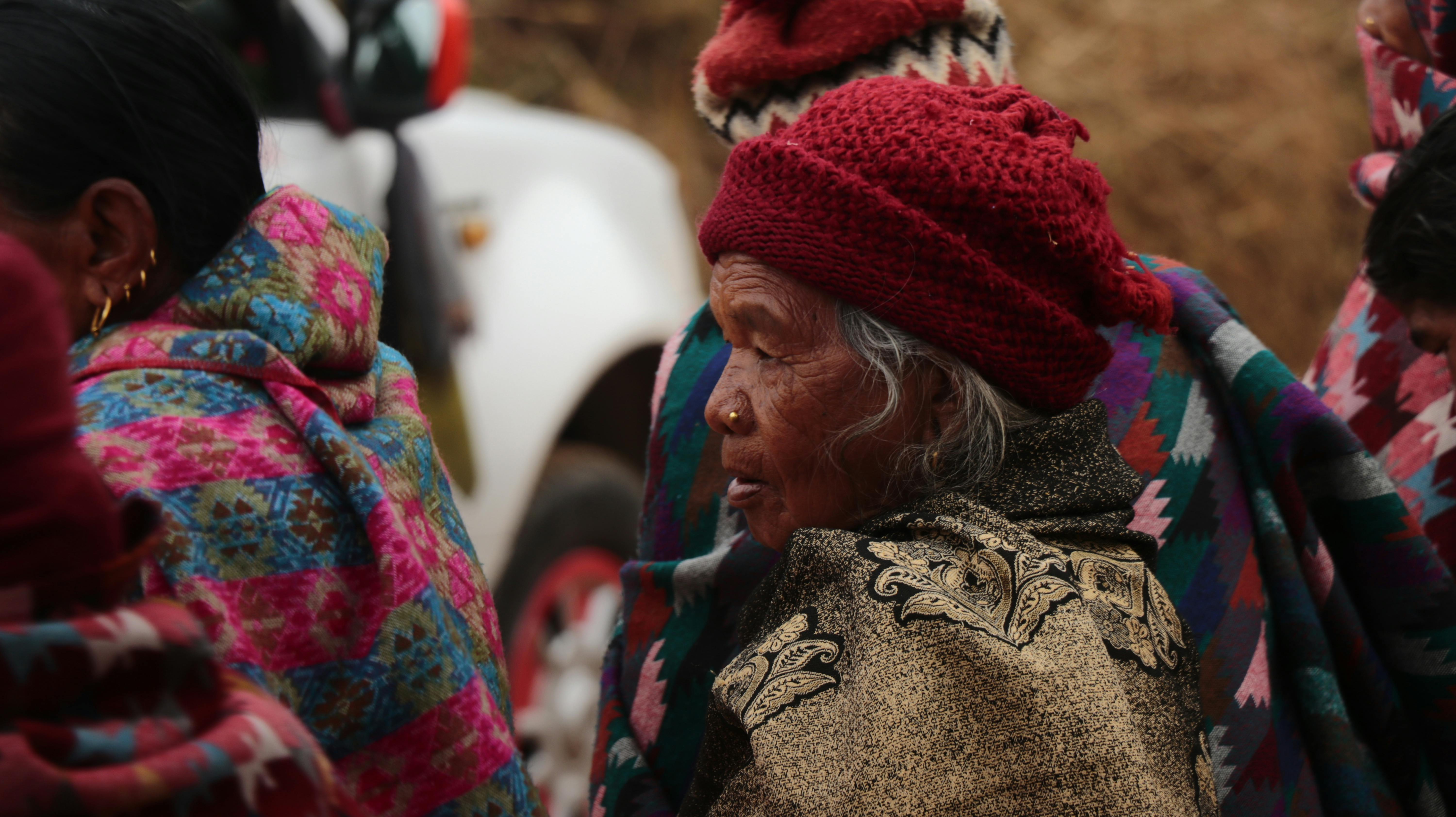 Gratis Foto stok gratis acara di luar ruangan, acara sosial, aksesoris rajutan Foto Stok