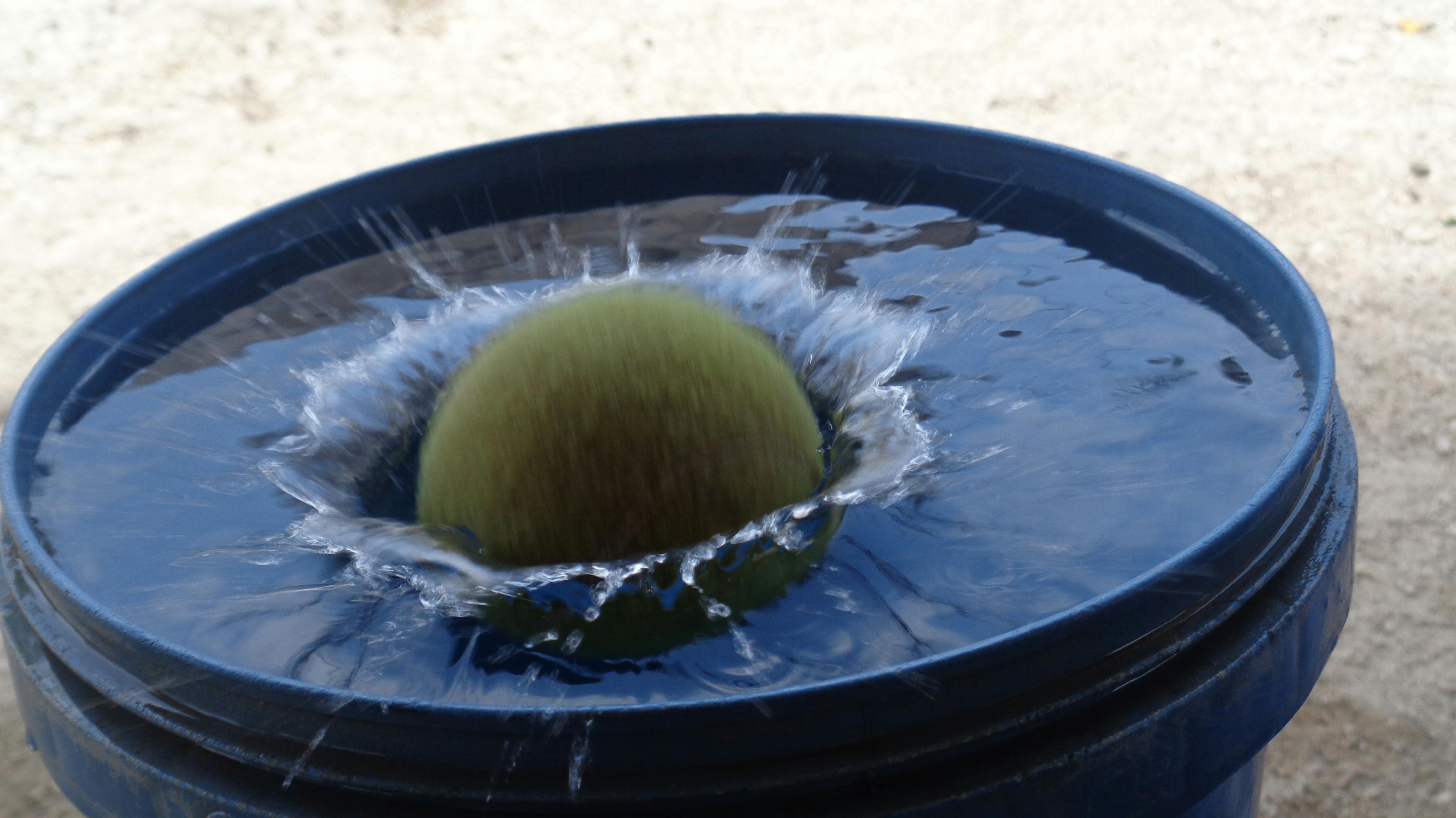 Free stock photo of A DROP IN THE BUCKET, tennis ball, water splash