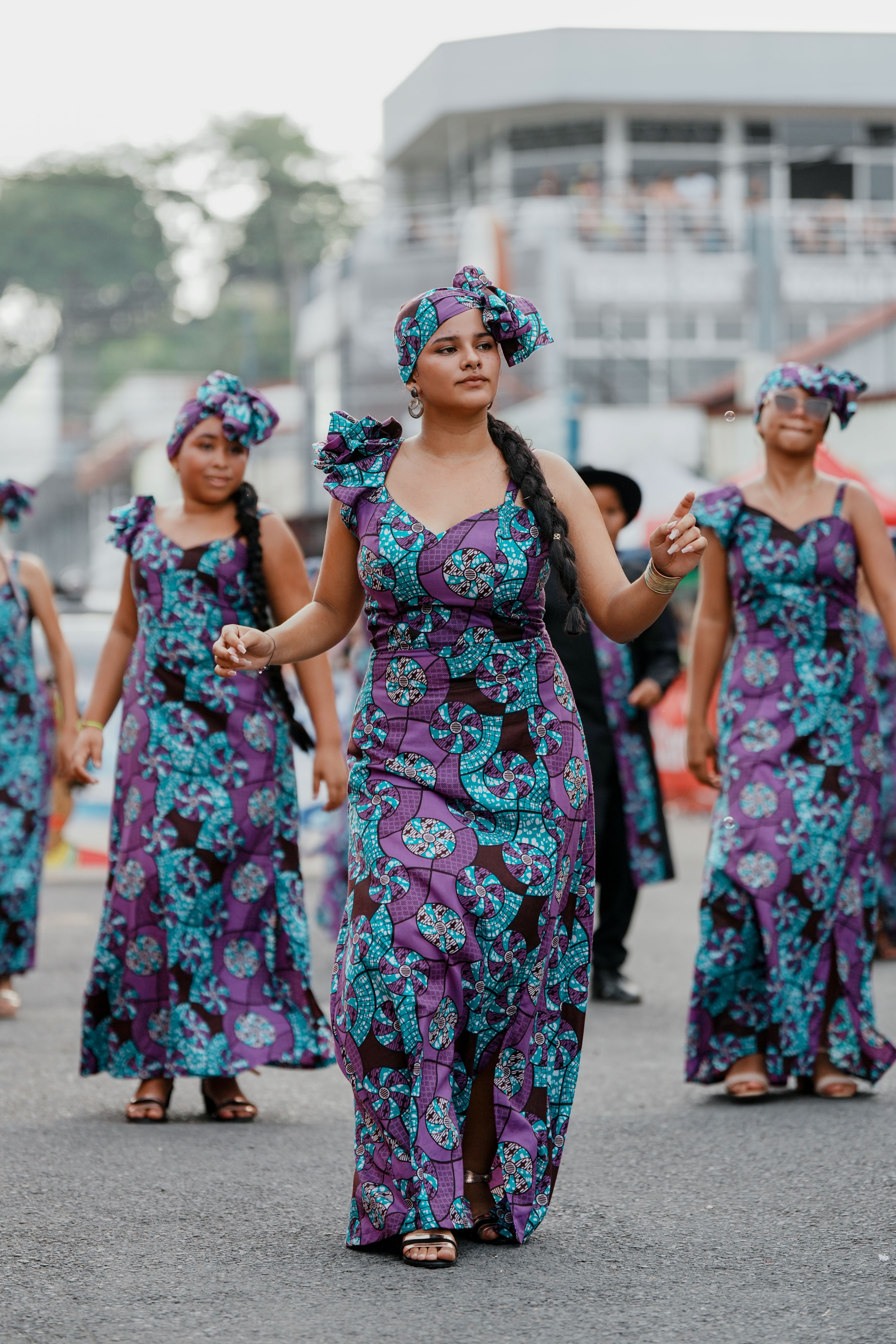 Vibrant Costa Rican Parade with Colorful Attire · Free Stock Photo