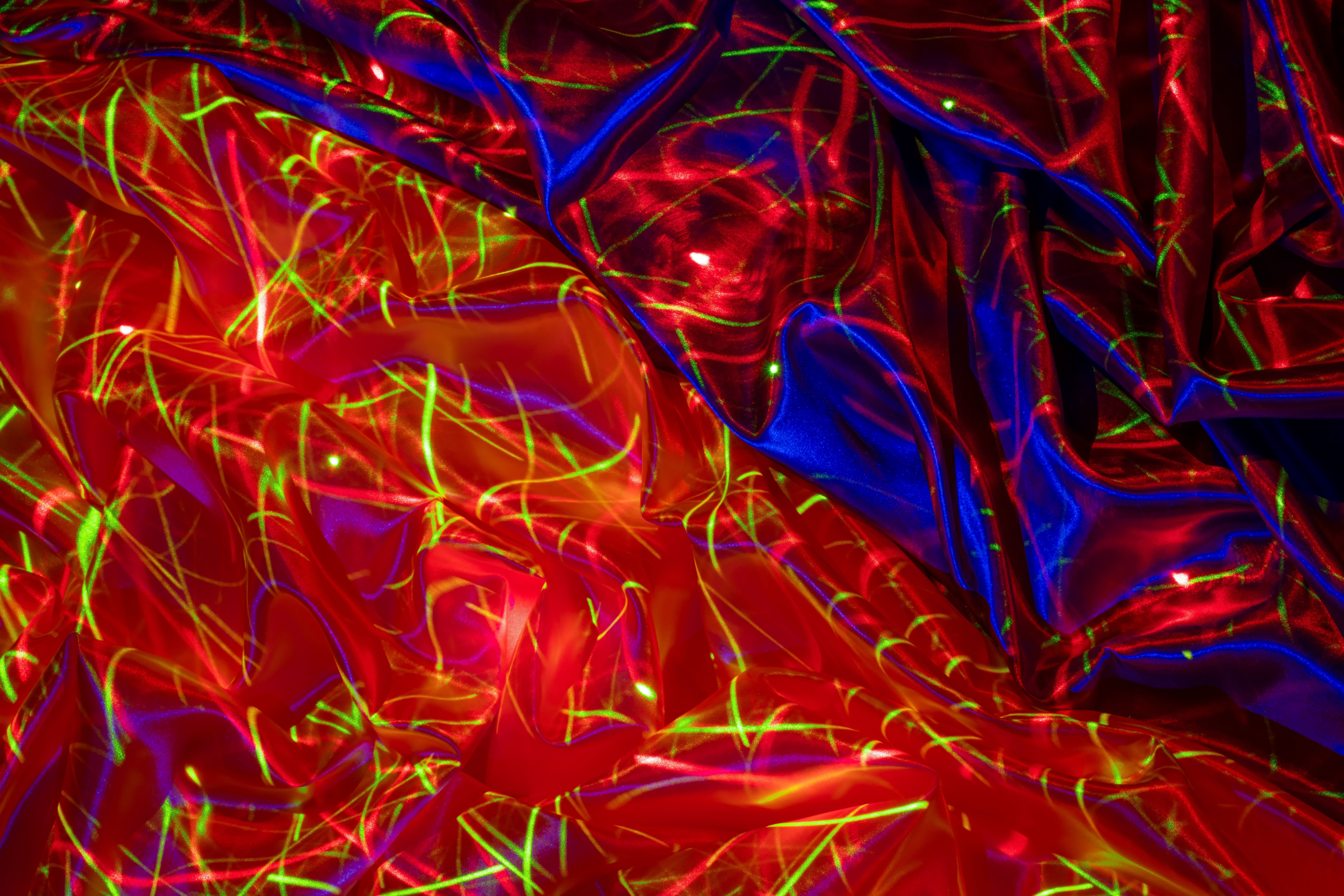 holographic mesh fabric by the yard