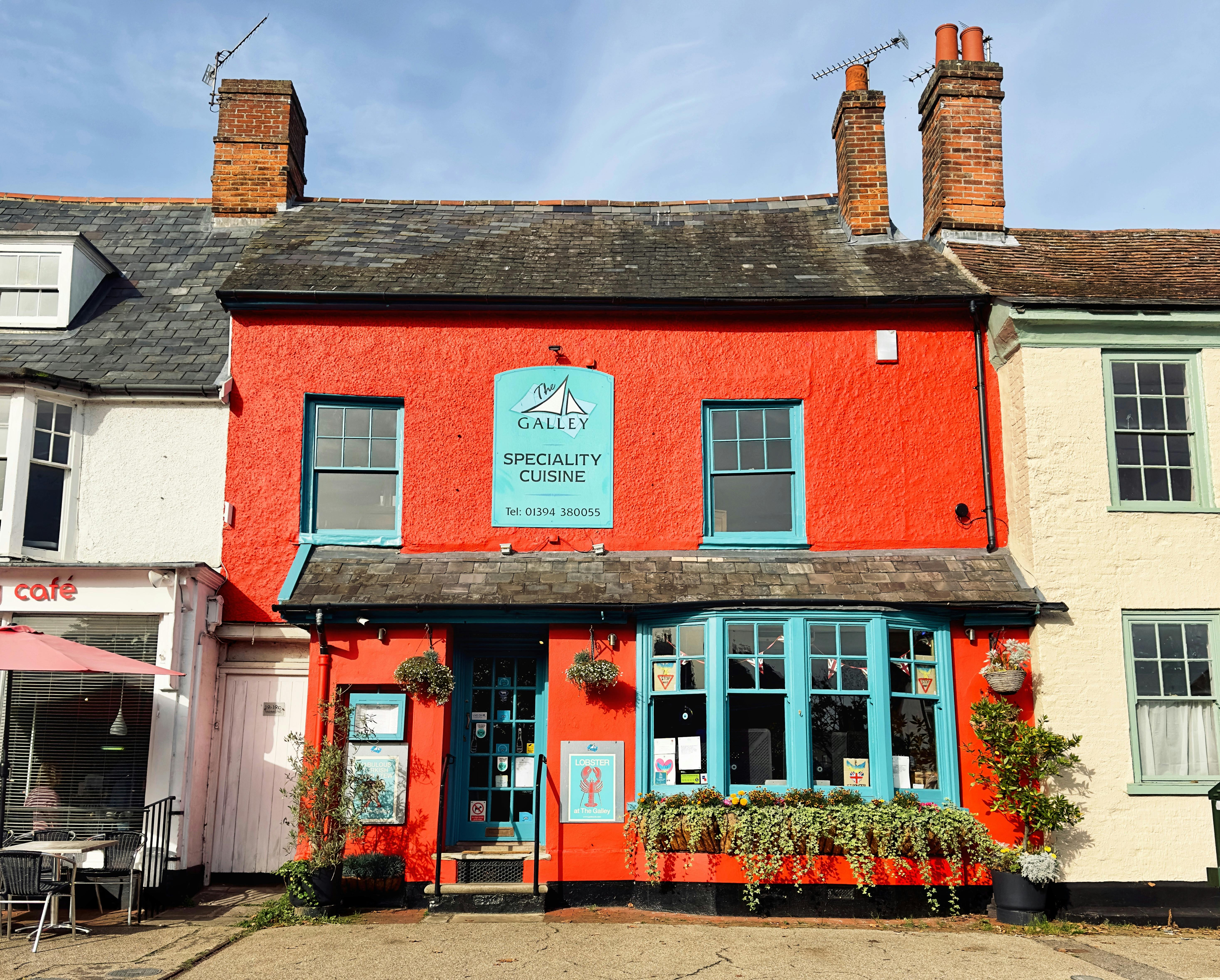 Free stock photo of historic architecture, red building, restaurent