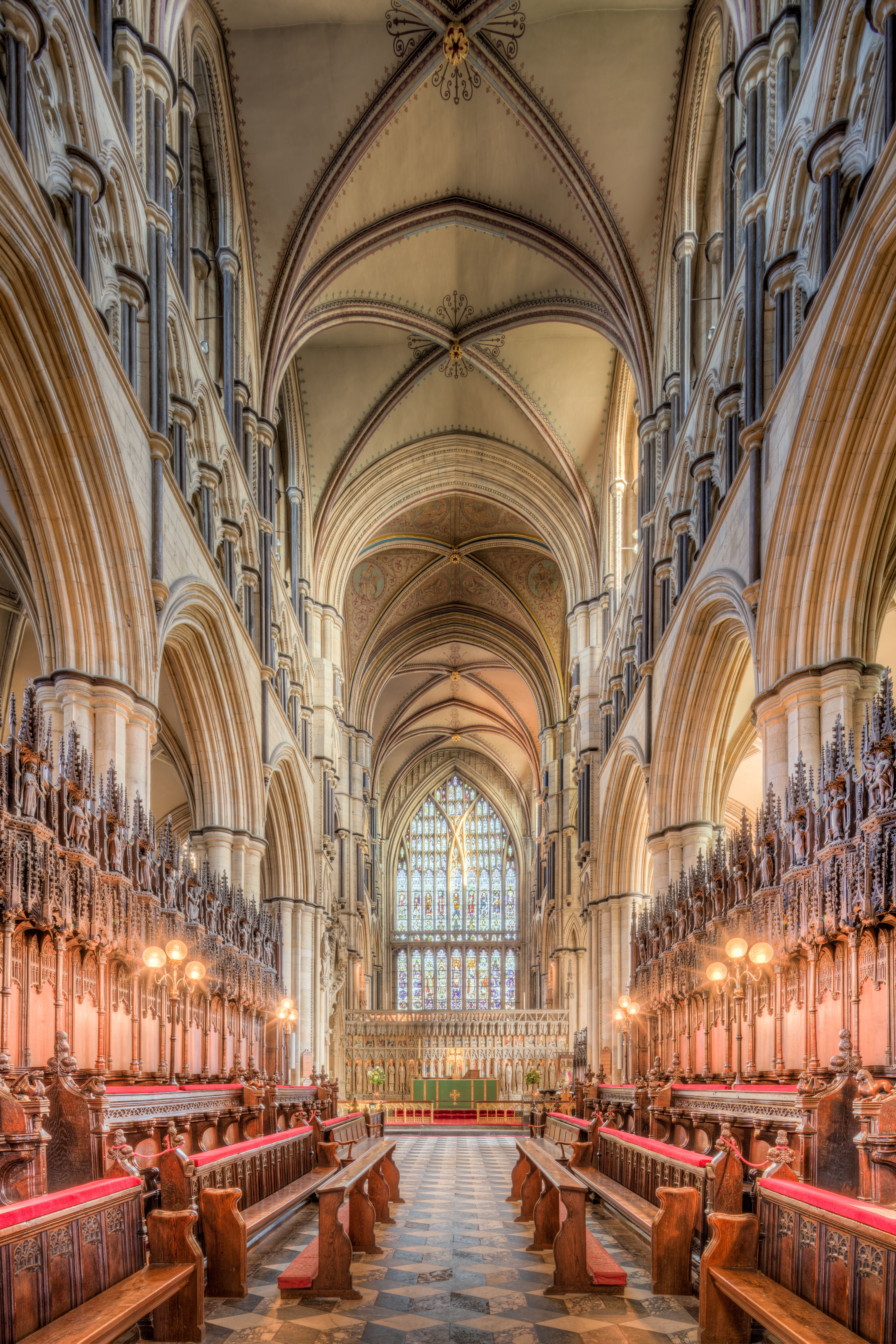 Beverley Minster and market town, East Yorkshire