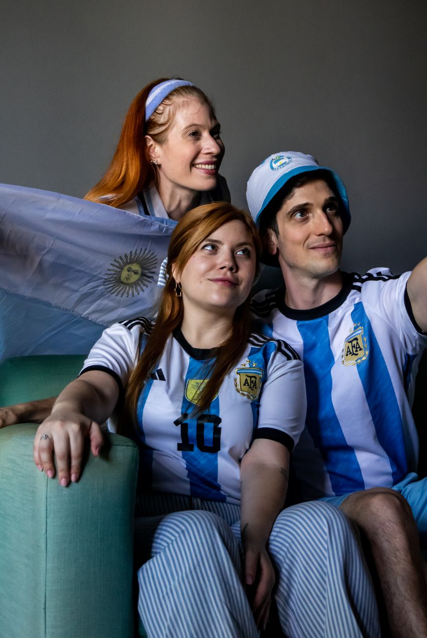 Argentina Fans Line Berkley Riverfront for World Cup Champions' Arrival