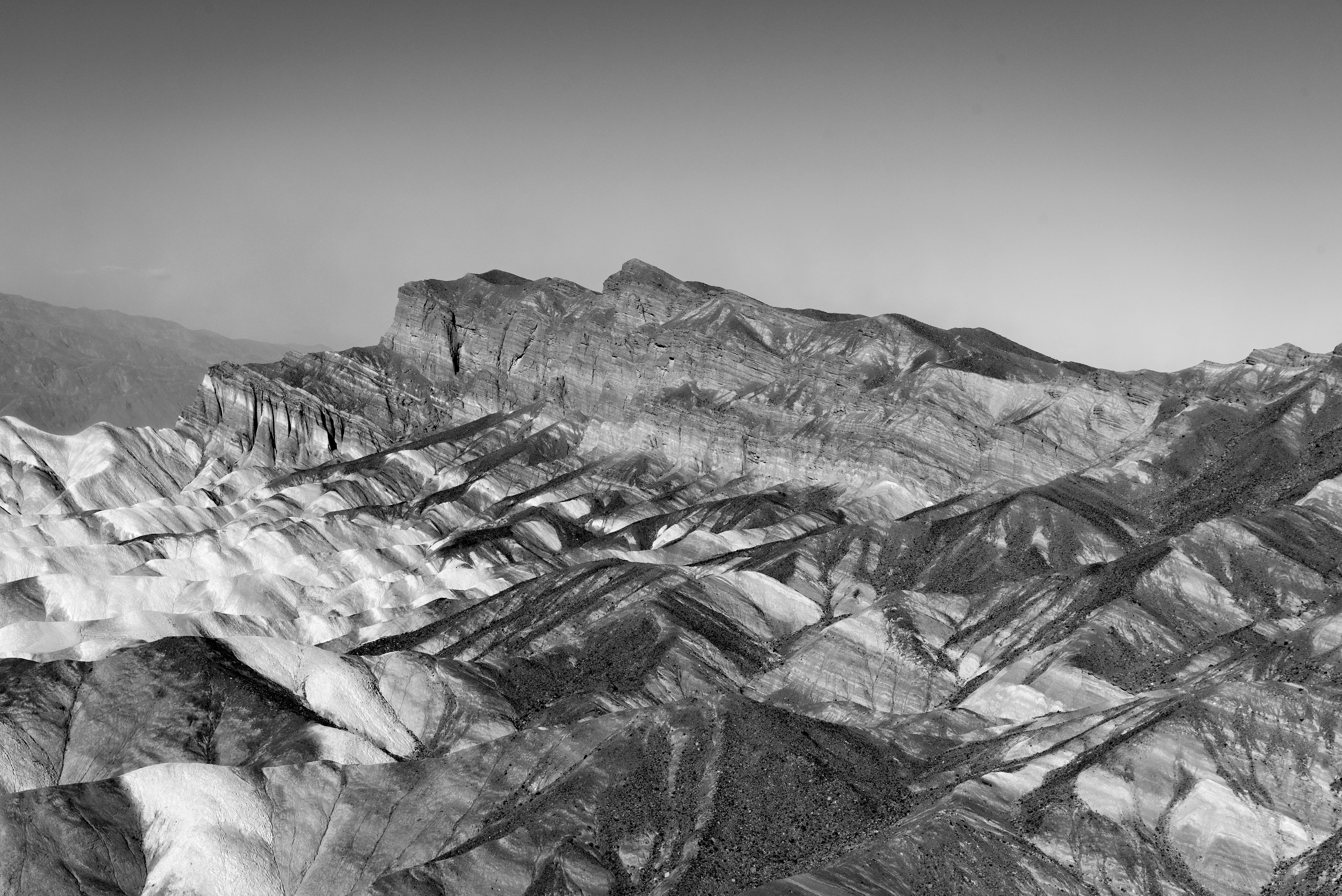 Dramatic Black and White Mountain Landscape · Free Stock Photo