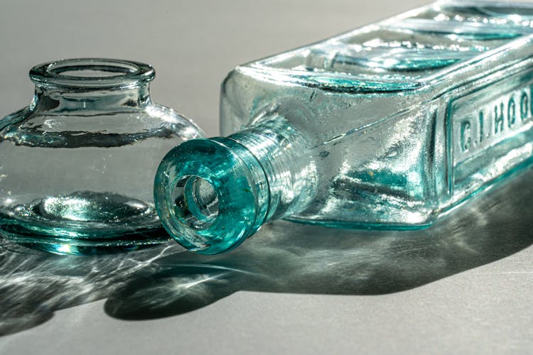 Clear Glass Bottles 