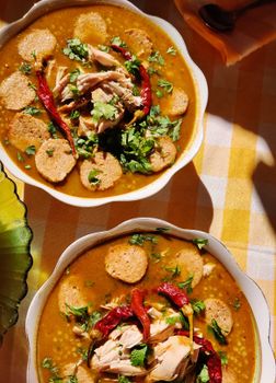 Potage crémeux de poireau et pomme de terre