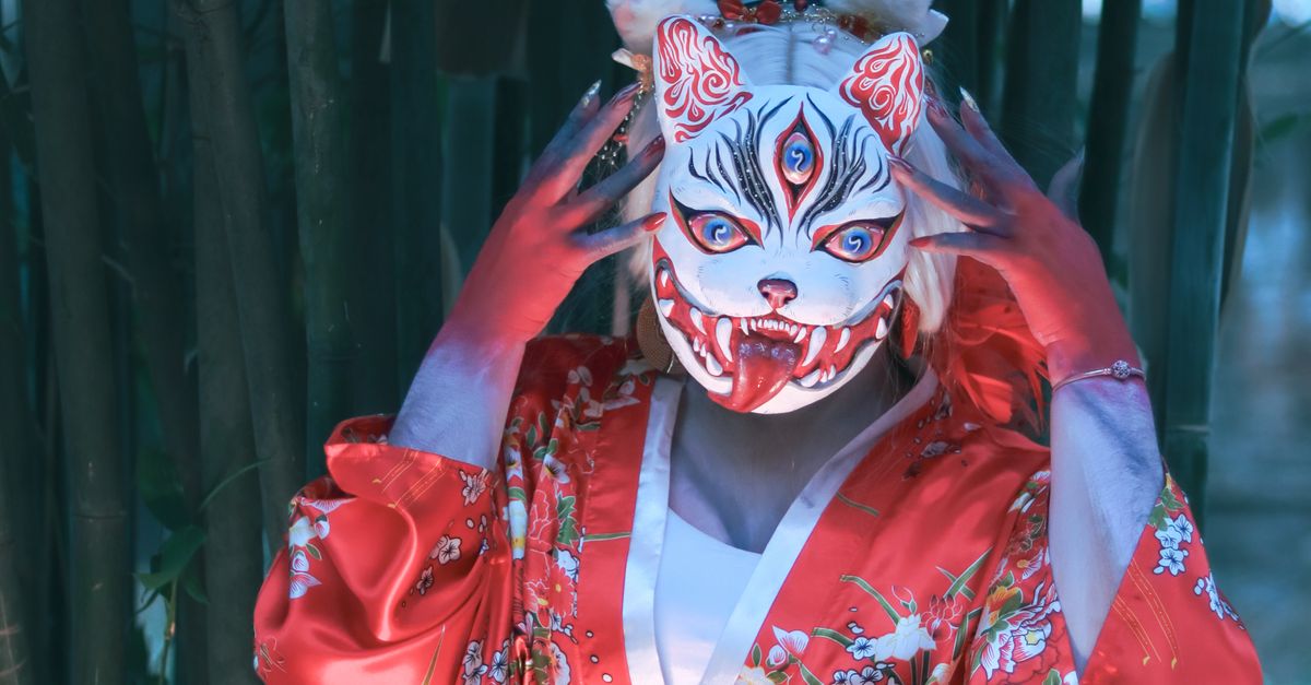 Fox Spirit Robe Woman in Fox Spirit Costume in Bamboo Forest · Free Stock Photo