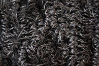 Textured Metal Shavings Abstract Close-Up