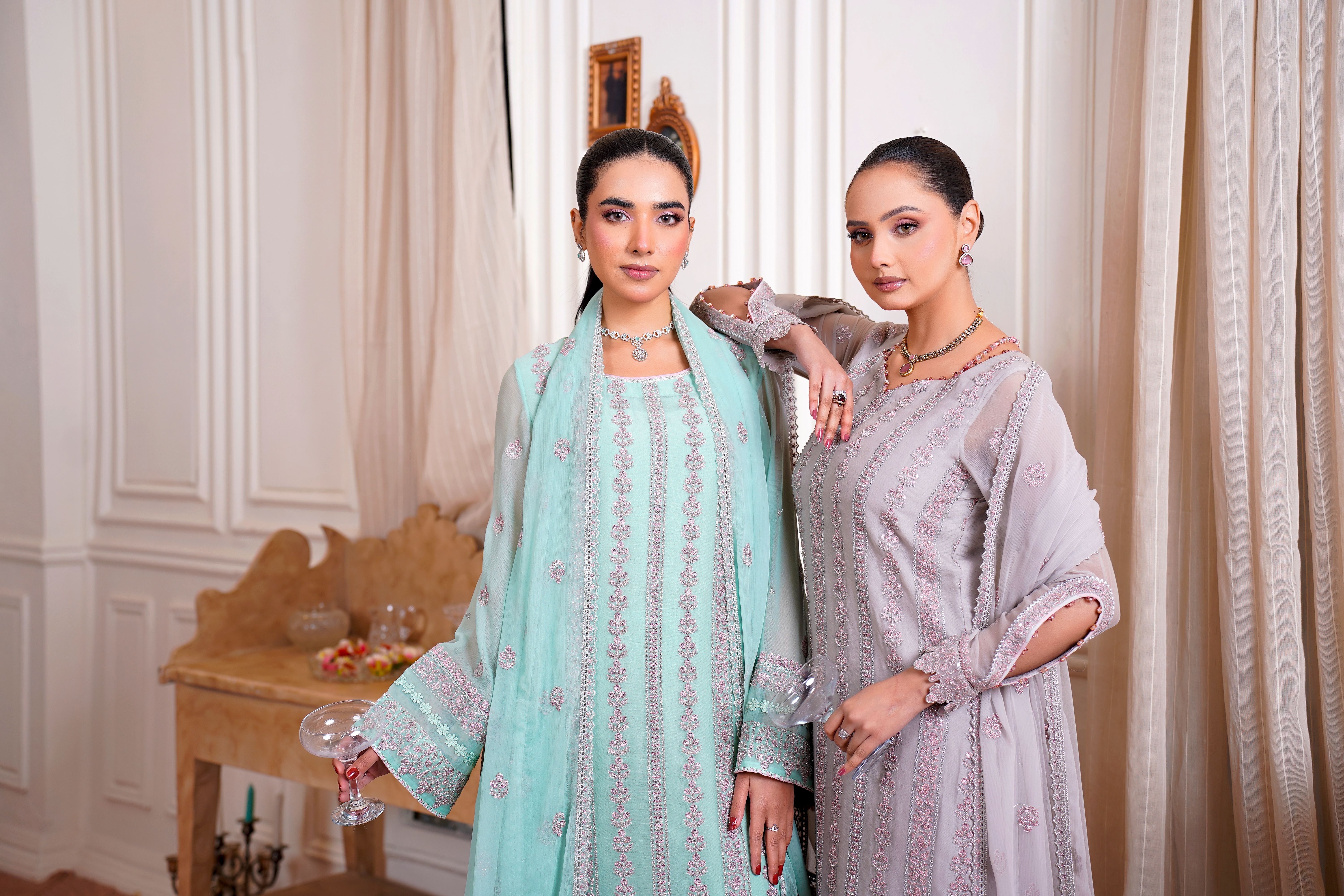 Elegant Eastern Fashion in Lahore Photoshoot  Free Stock Photo