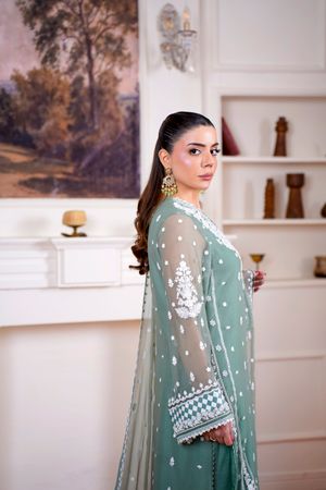 Embellished Velvet Formal 3 Piece