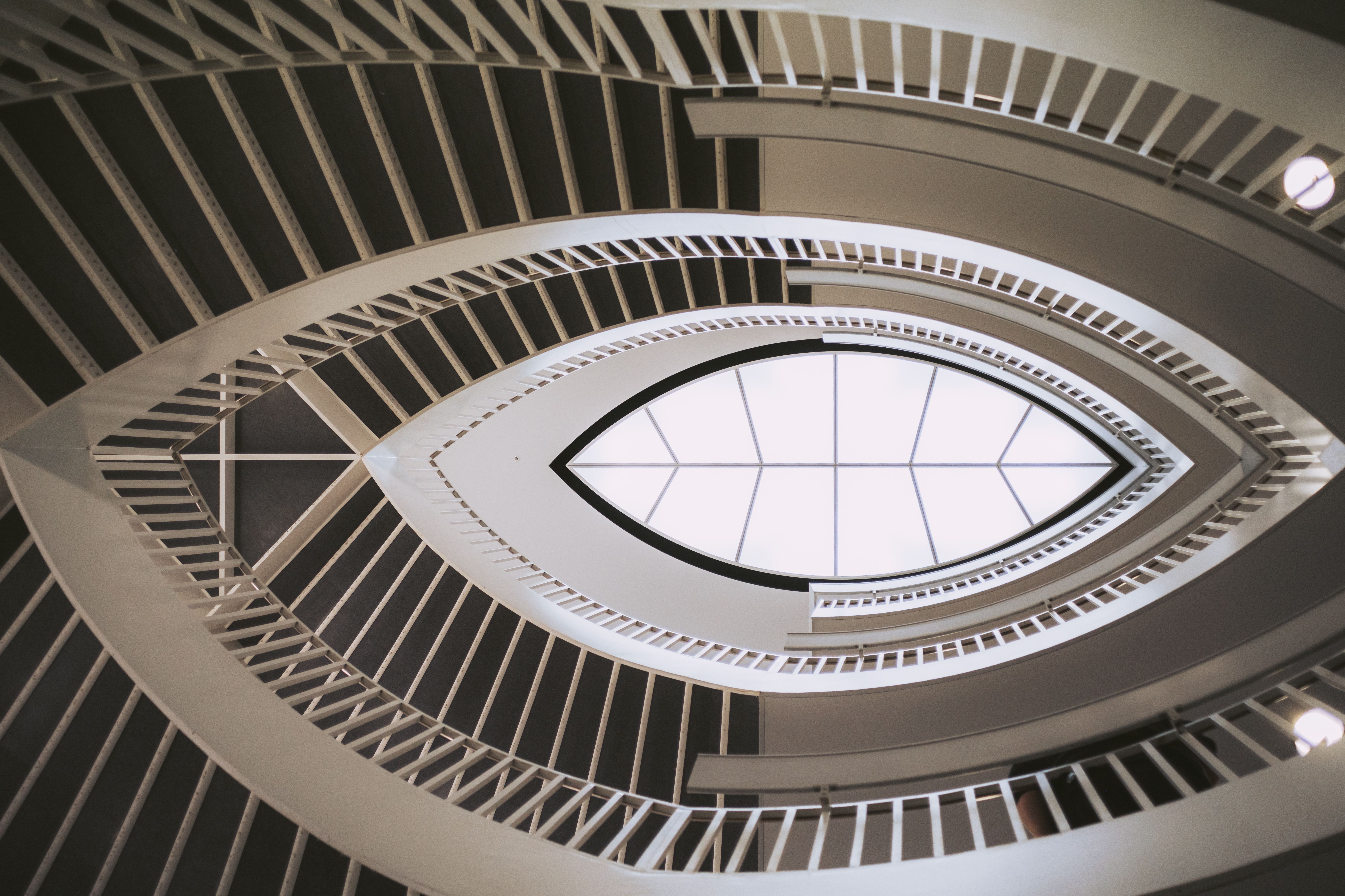 Modern Spiral Staircase Interior Design · Free Stock Photo