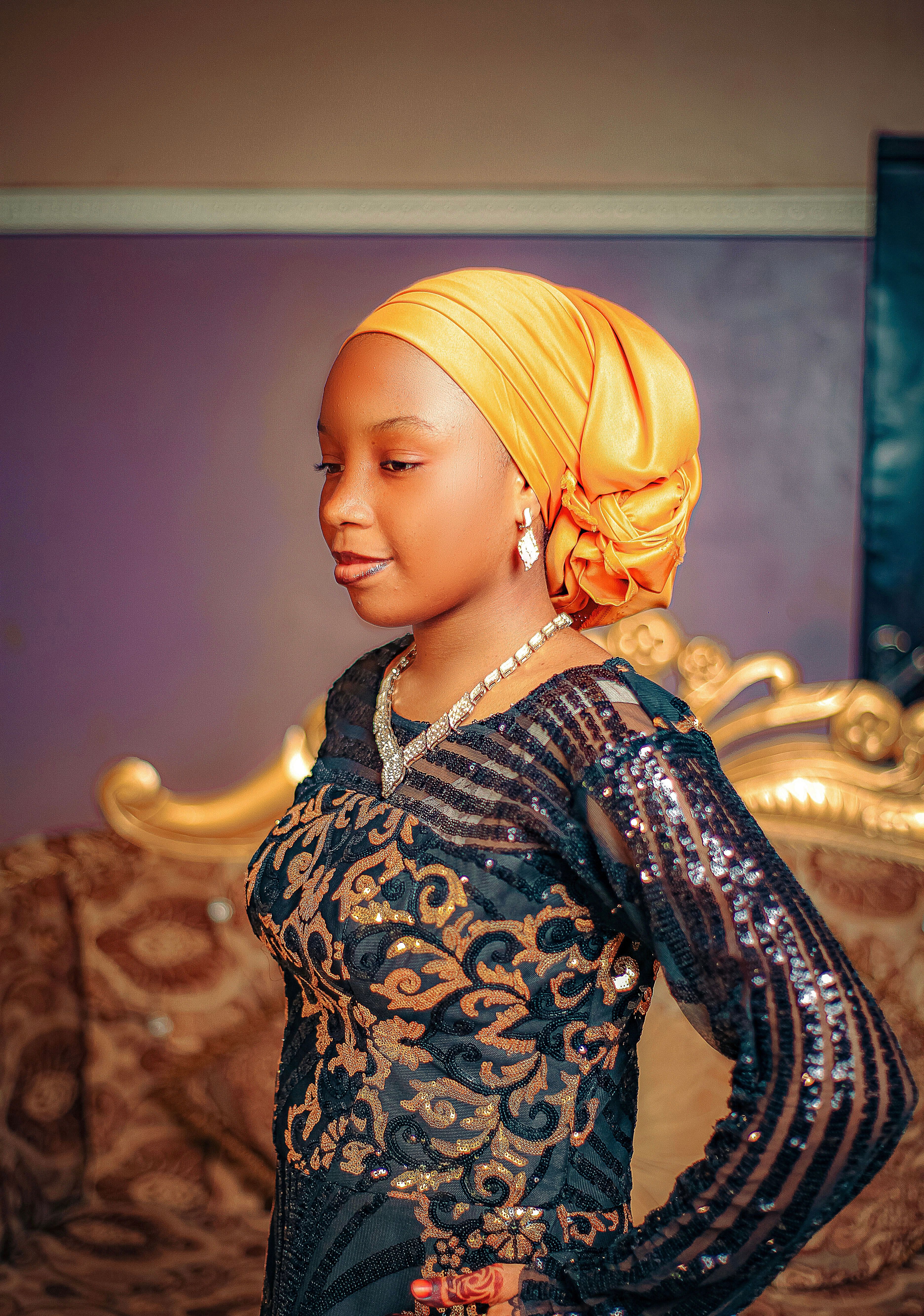 Elegant Woman in Traditional African Attire · Free Stock Photo