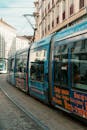 Strasbourg Tram in Historic City Center