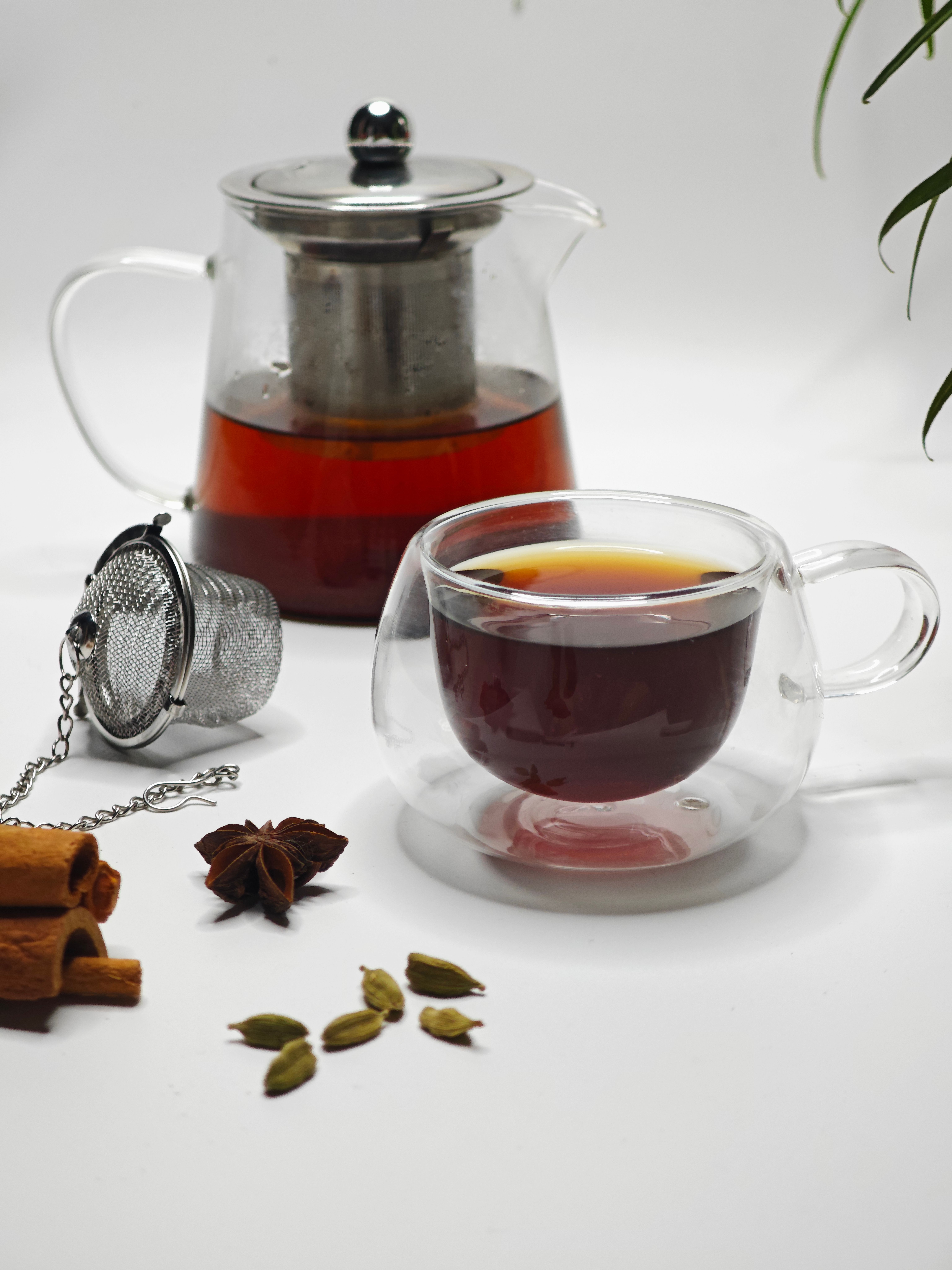Elegant Setup of Black Tea with Spices · Free Stock Photo