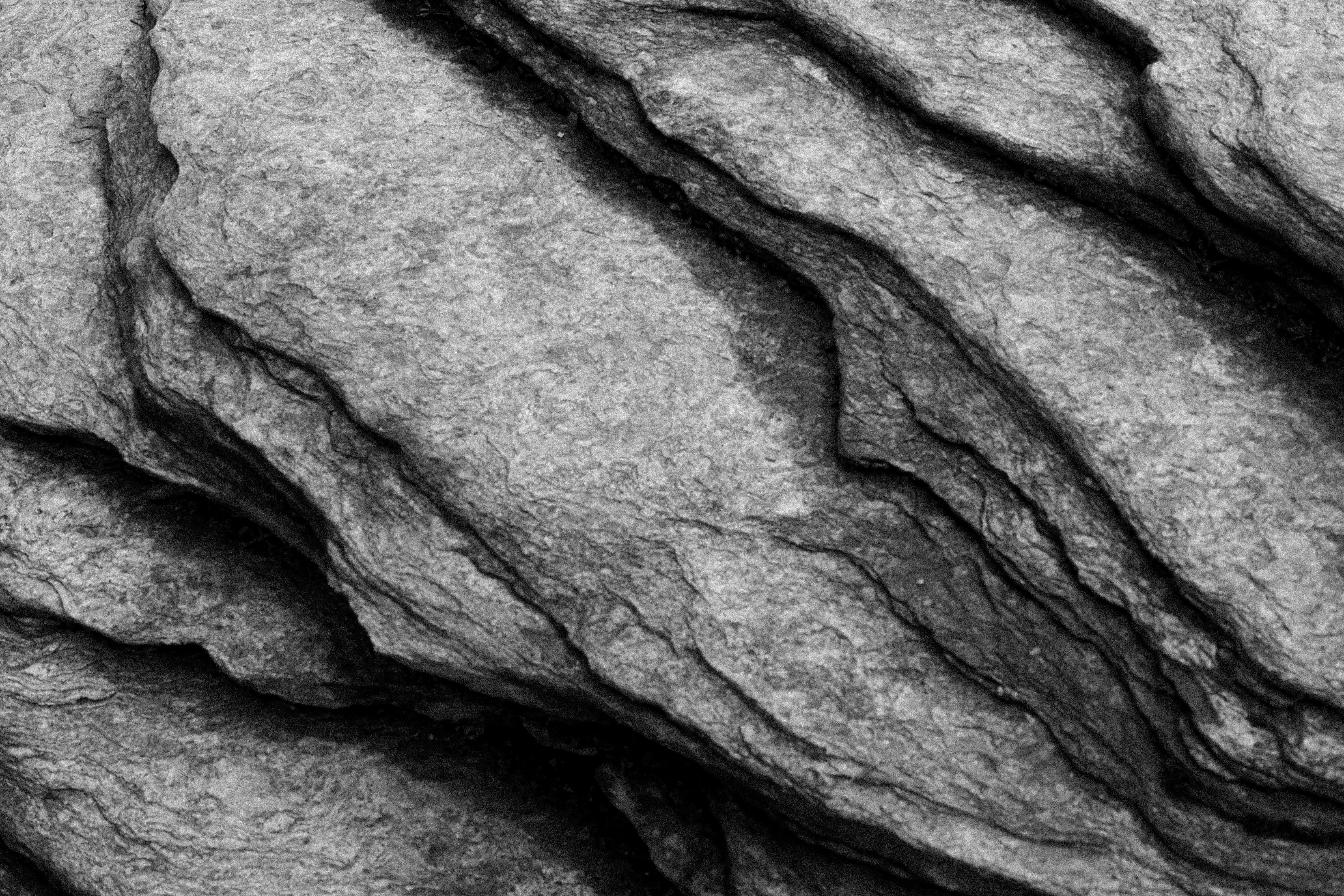 Primer Plano De La Textura De Una Formación Rocosa Natural · Foto de ...