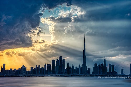 Fotos de stock gratuitas de Dubai, ligero, puesta de sol