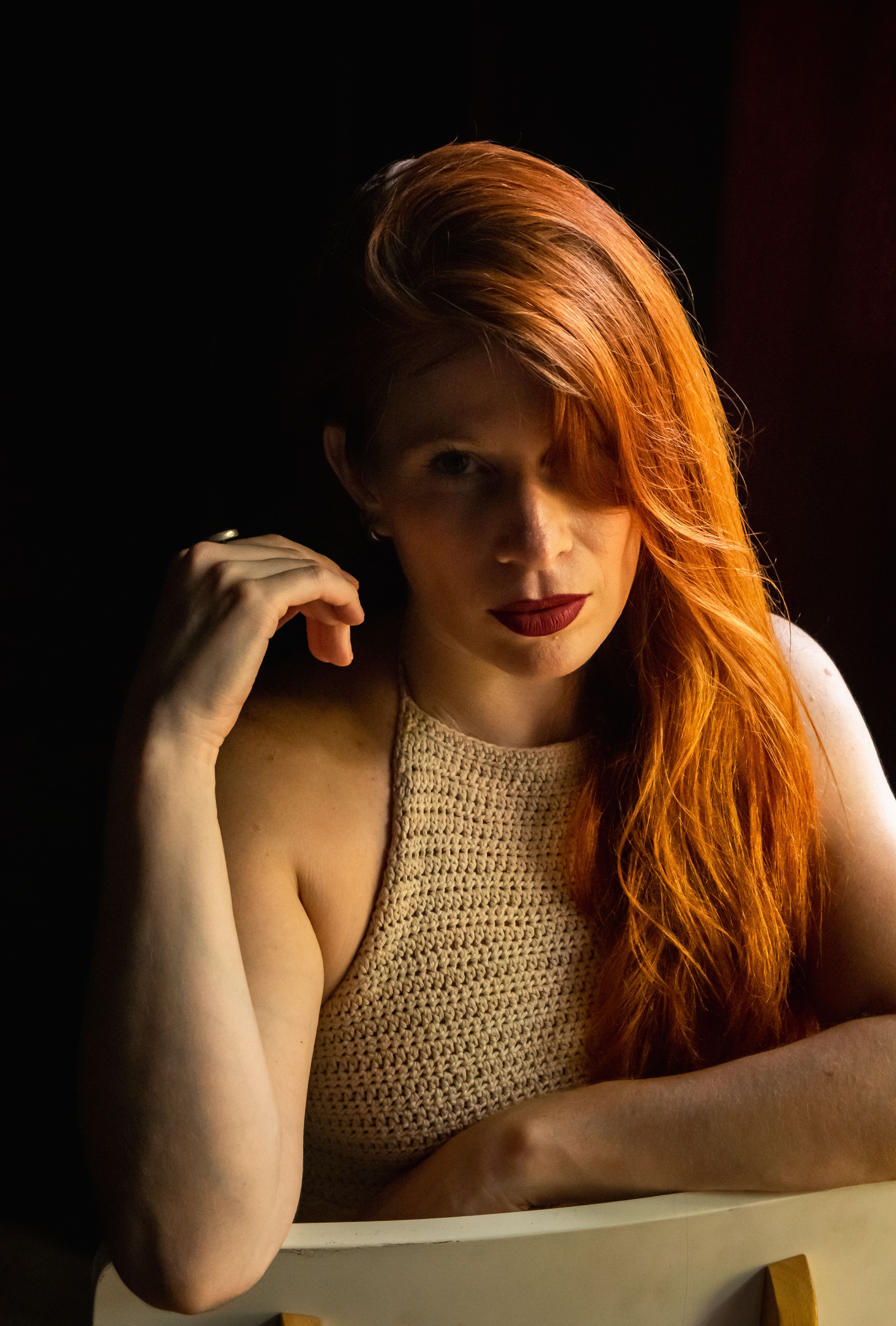 Captivating Portrait of Woman with Red Hair · Free Stock Photo