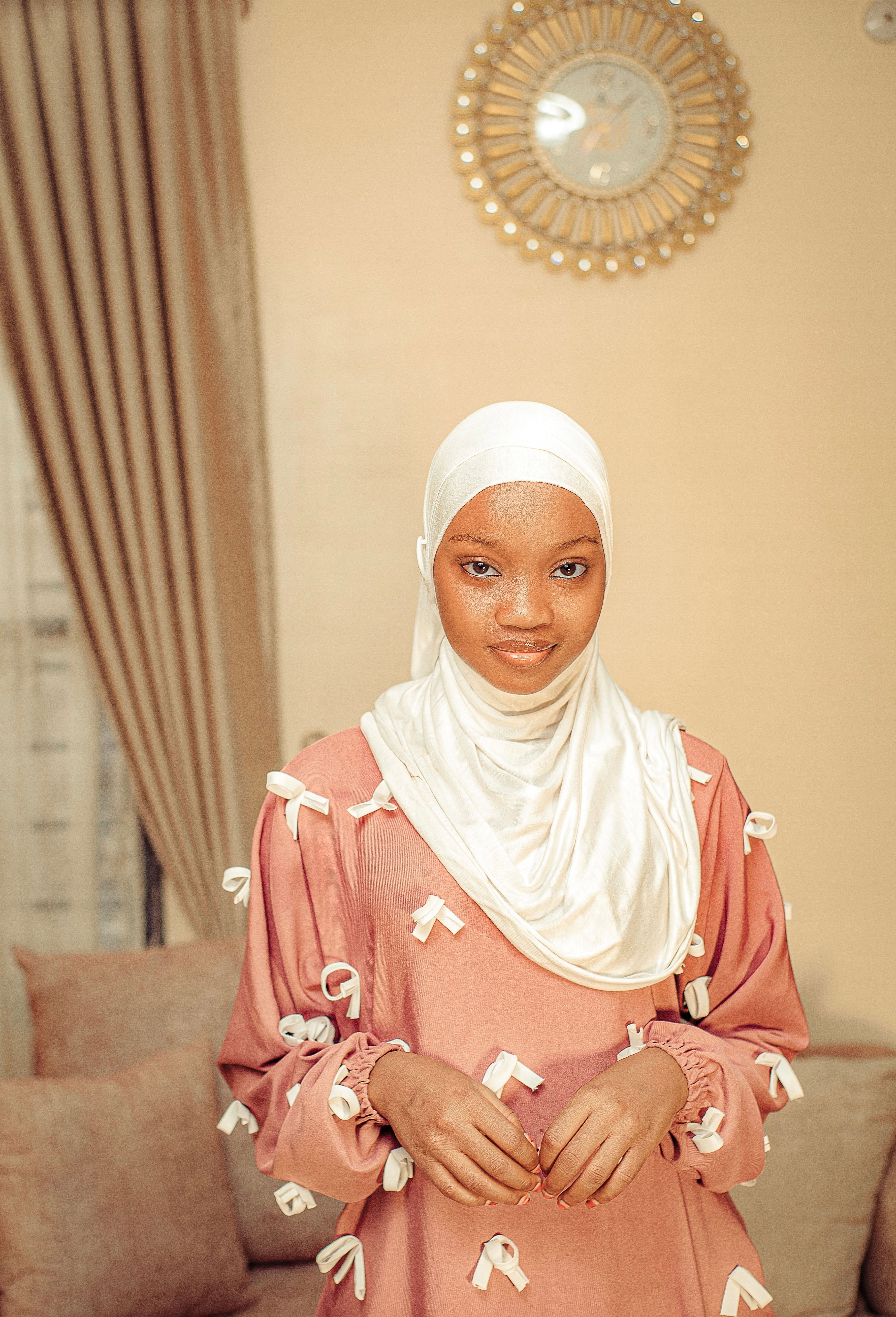 Young Woman in Hijab Posing Indoors · Free Stock Photo