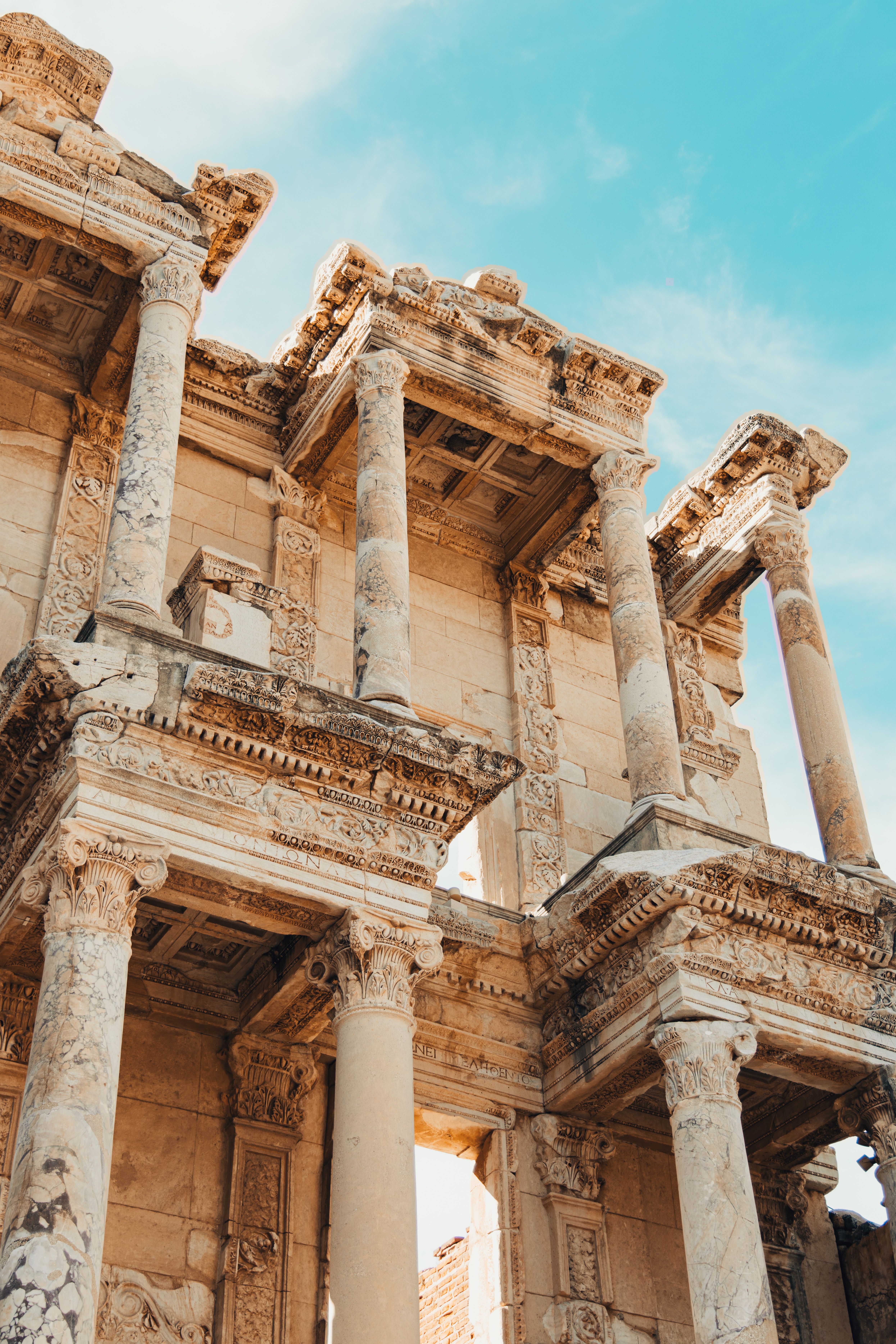 Ancient Roman Architecture at Ephesus Ruins · Free Stock Photo