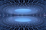 Futuristic Architectural Dome with Symmetrical Design