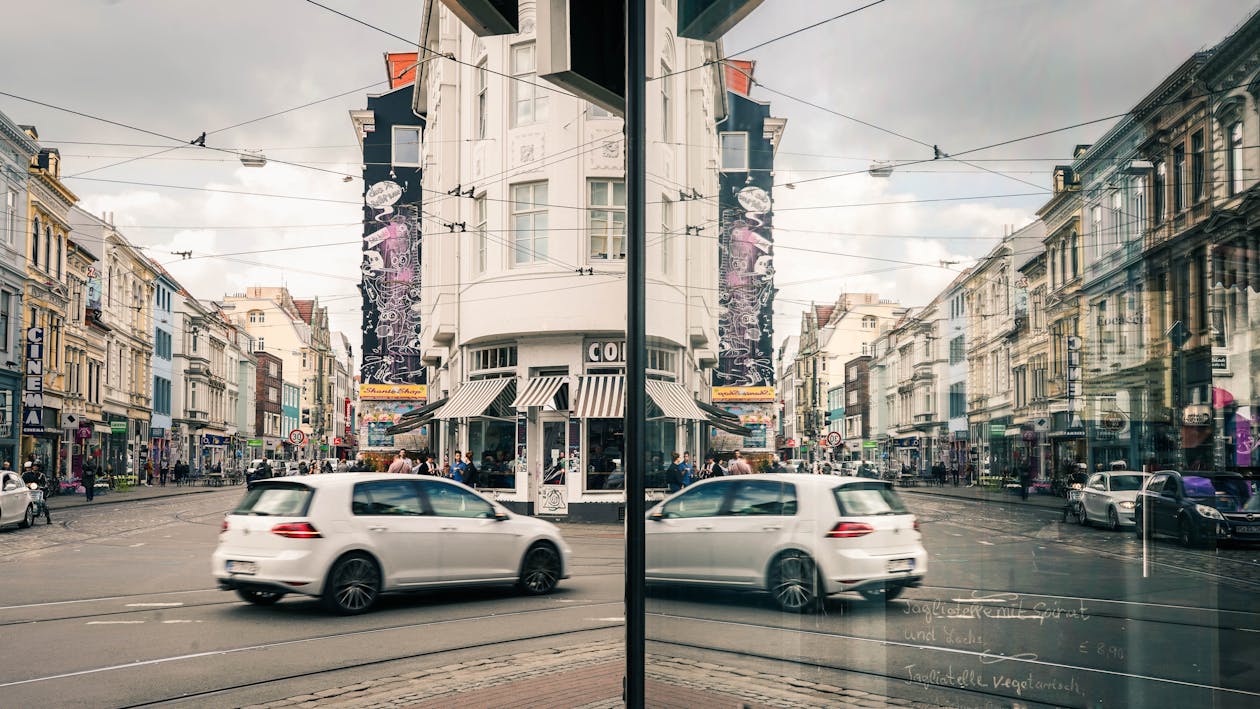 Cars Parked on Side of the Road