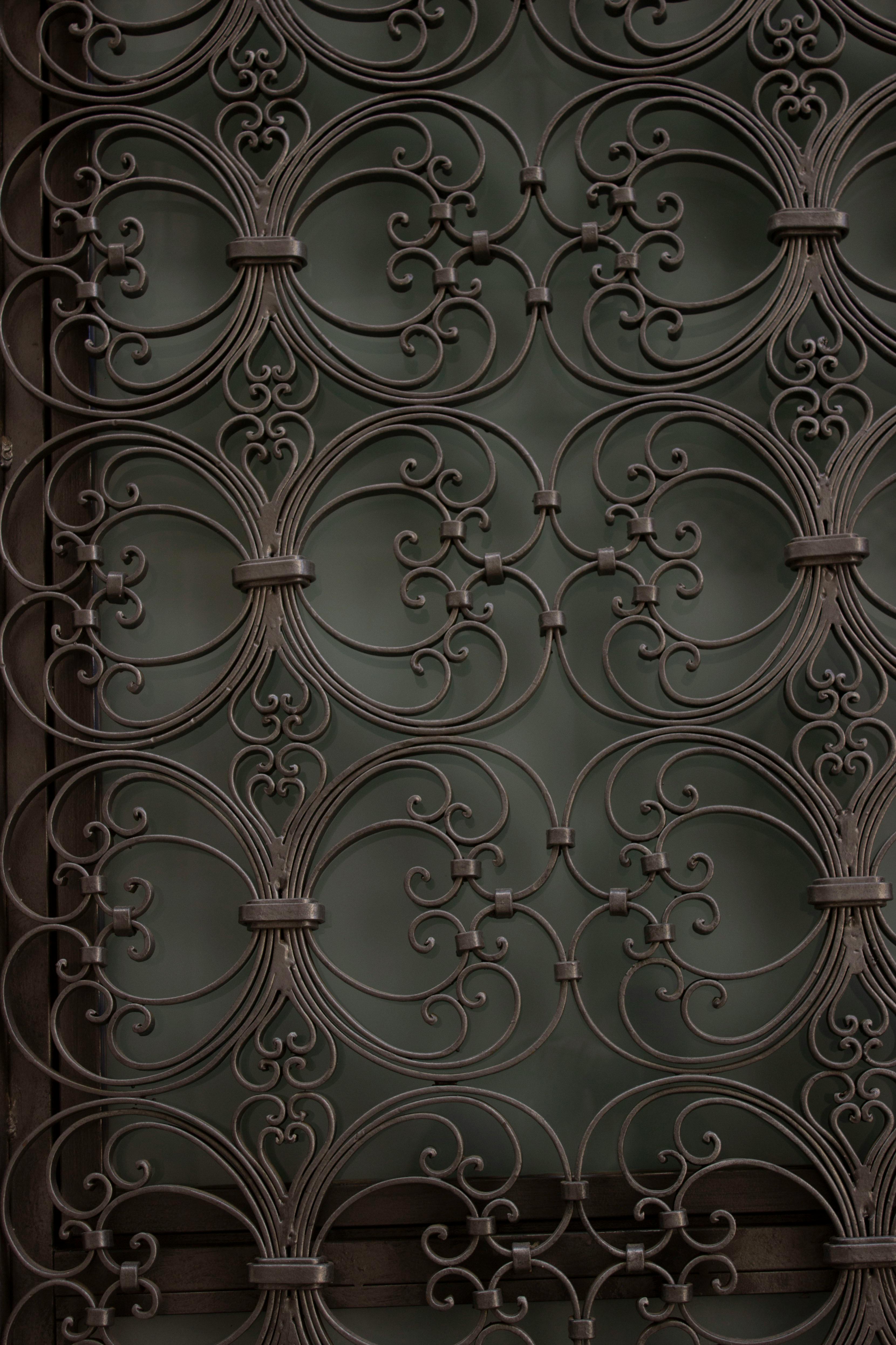 Gratis Nærbilde av utsmykket smijernsport som viser frem elegante mønstre og håndverk. Arkivbilde