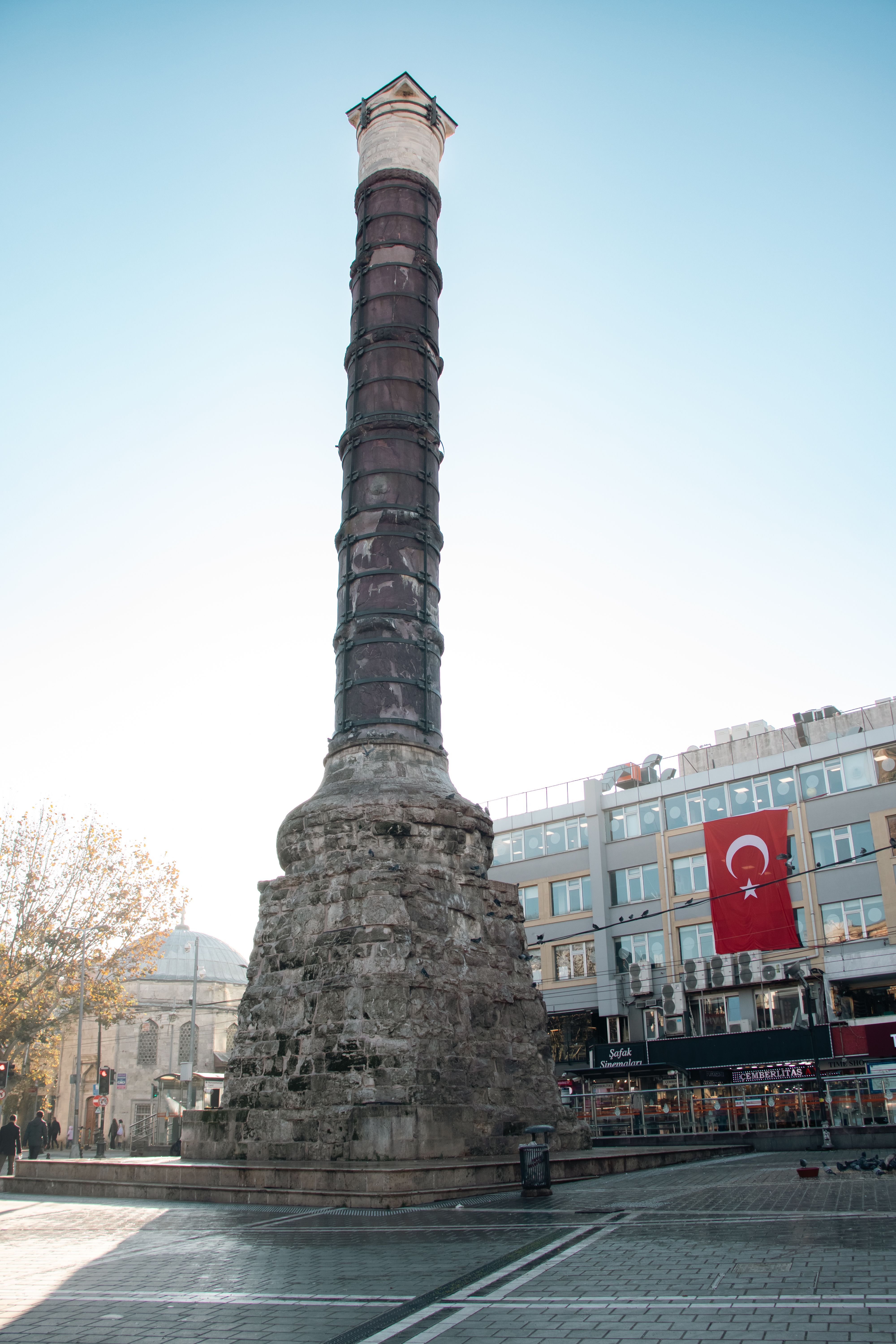 Historic Column of Constantine in Istanbul · Free Stock Photo