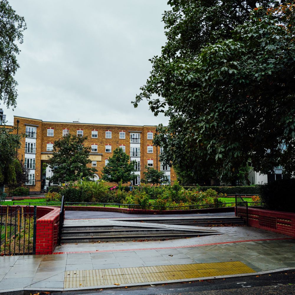 Battersea Park — student move with boxes and a van