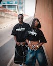 Urban Fashion Duo in Modern Streetwear