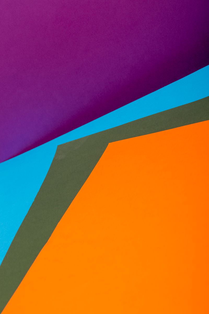 Colorful Geometric Abstract Design with Shadows · Free Stock Photo