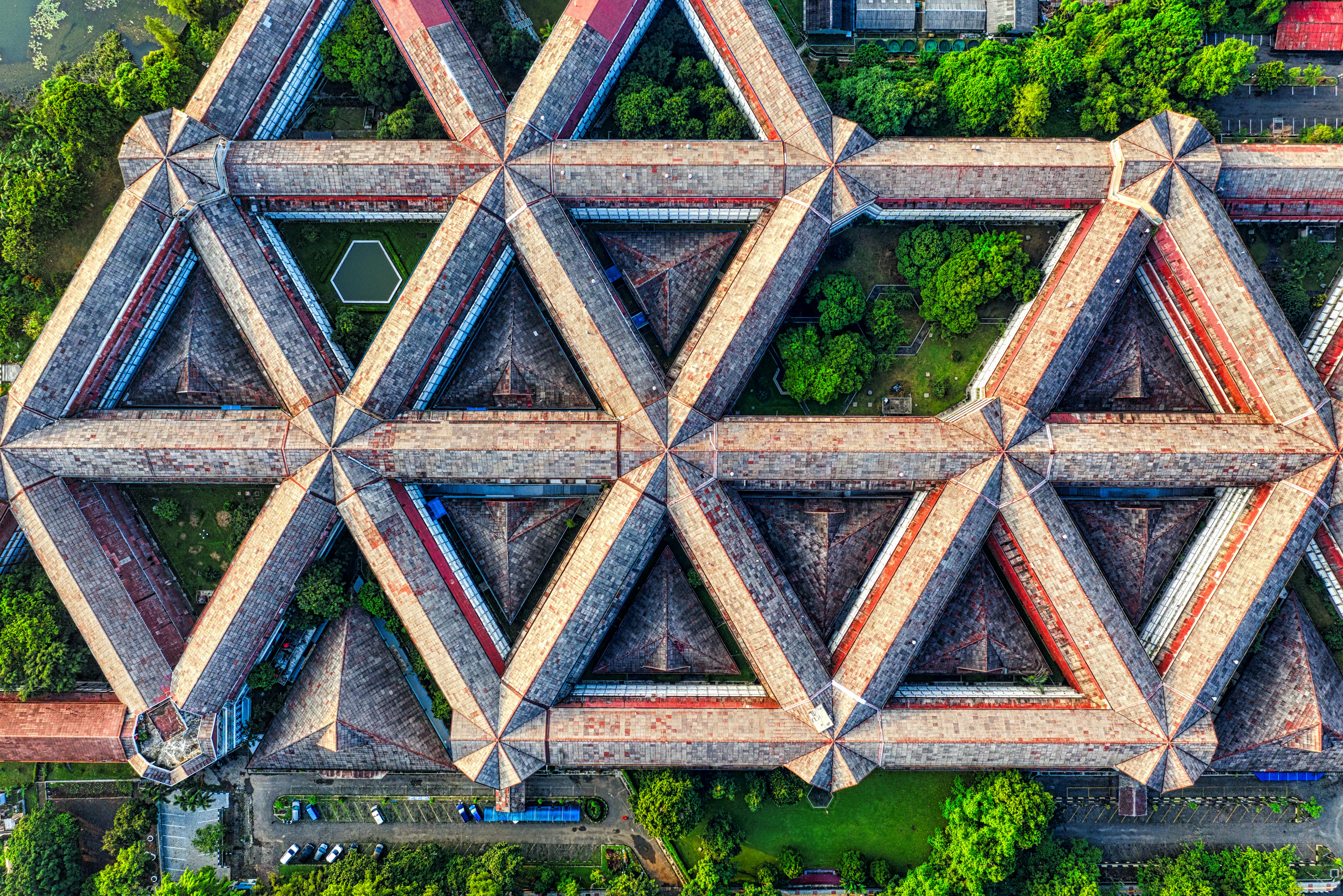 top view photo of bogor agricultural university