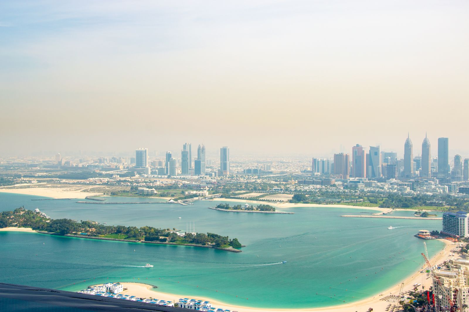 The lagoon and the city beyond