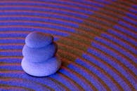 Tranquil Zen Stones with Abstract Patterns
