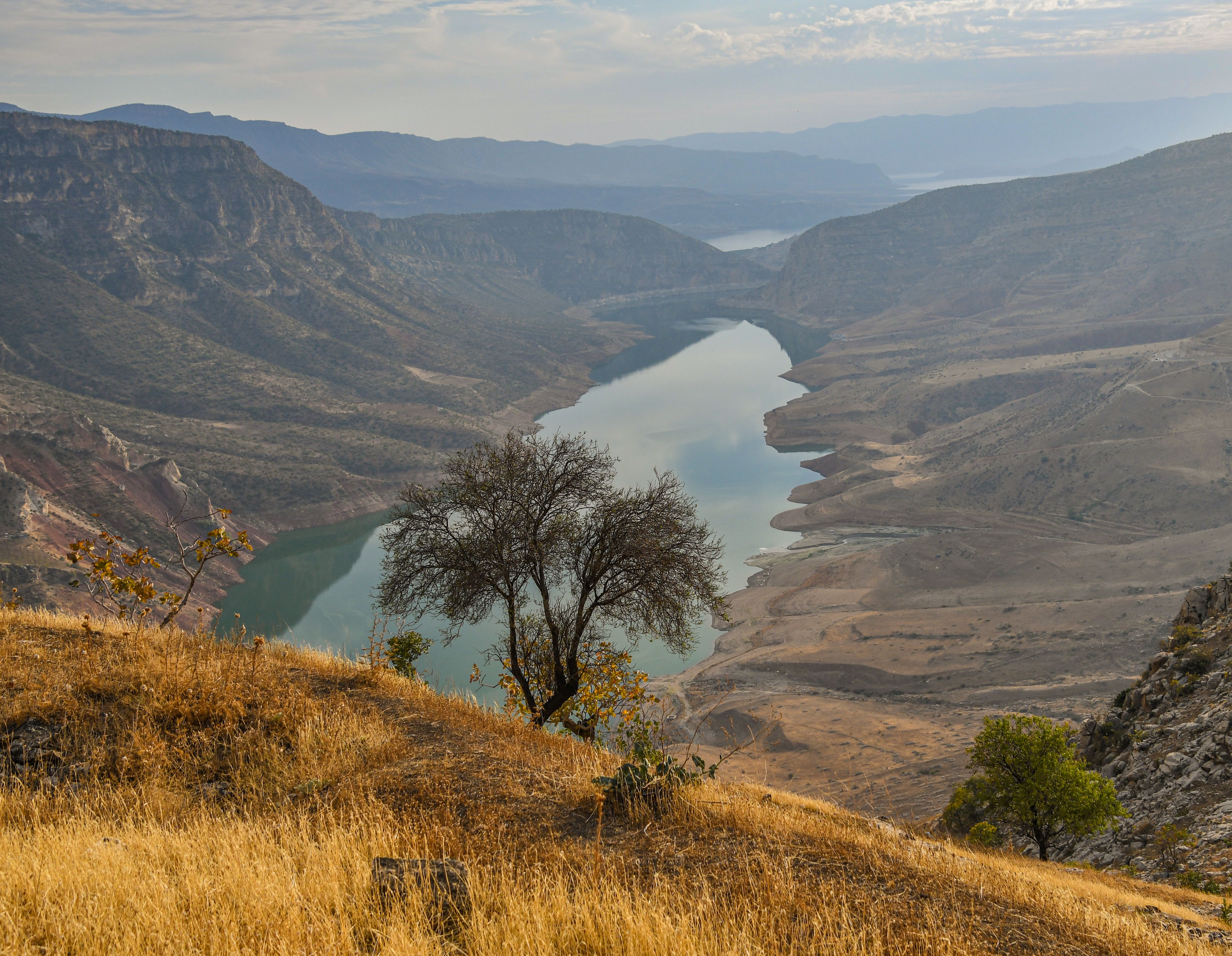 Serene Valley and River Landscape View · Free Stock Photo