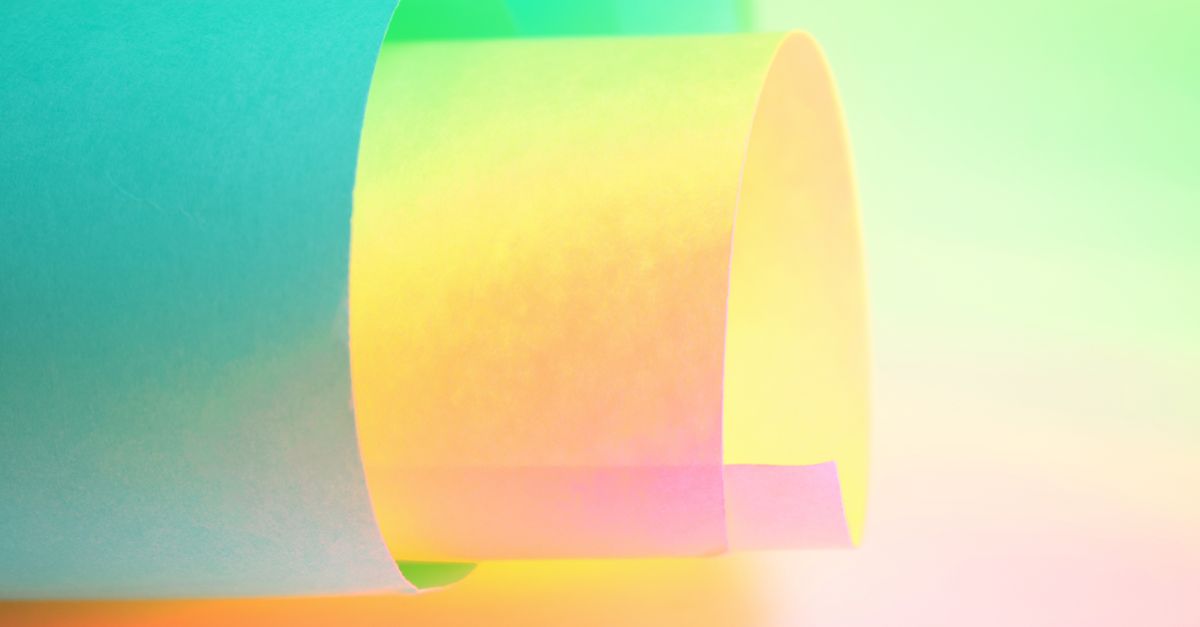 Gradiant Flocking Paper Colorful Gradient Rolled Paper Texture · Free Stock Photo