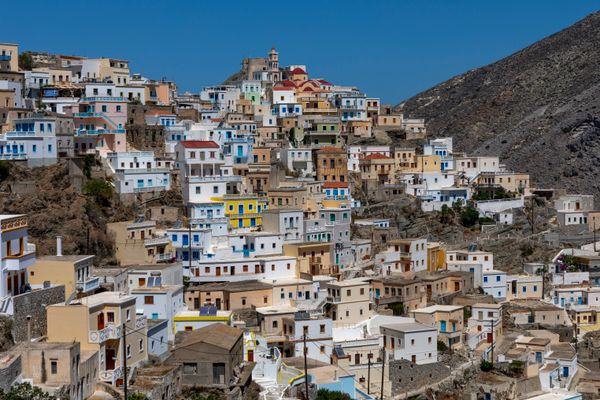 Colorful Houses of Olympos jigsaw puzzle