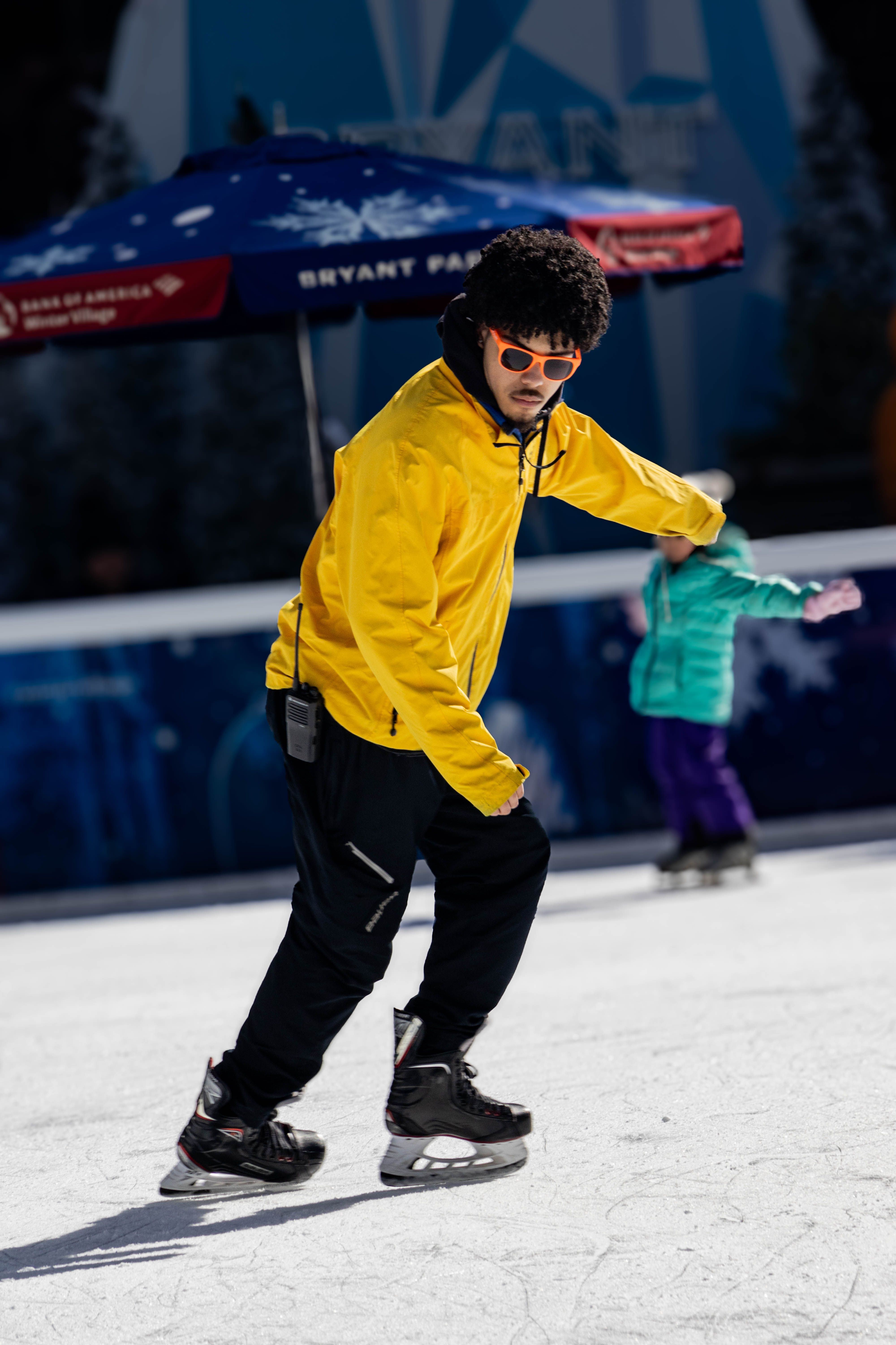 First ice skate at Bryant Park Winter Village